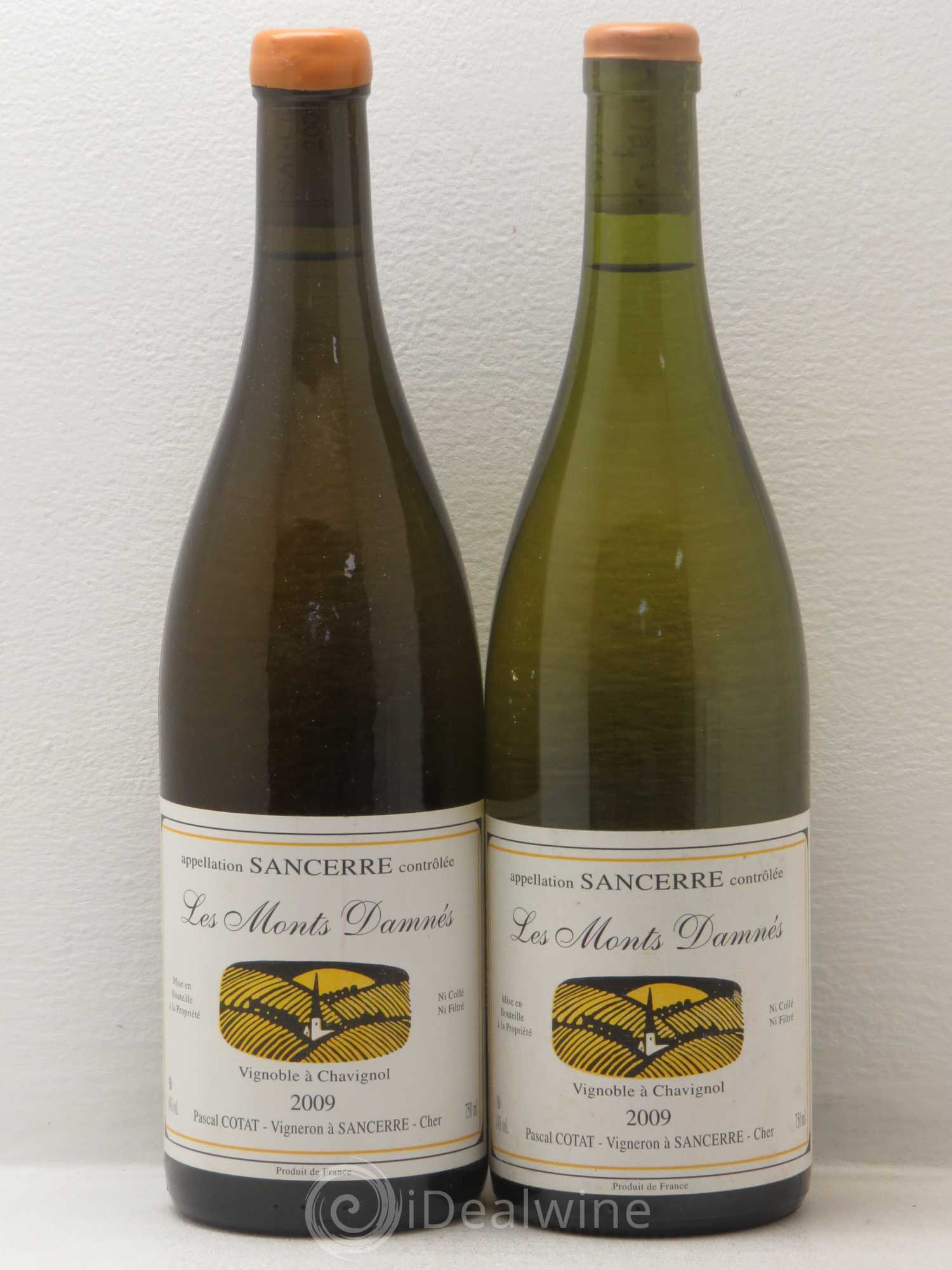 Sancerre Les Monts Damnes Pascal Cotat 2009 - Lotto di 2 bottiglie - 0