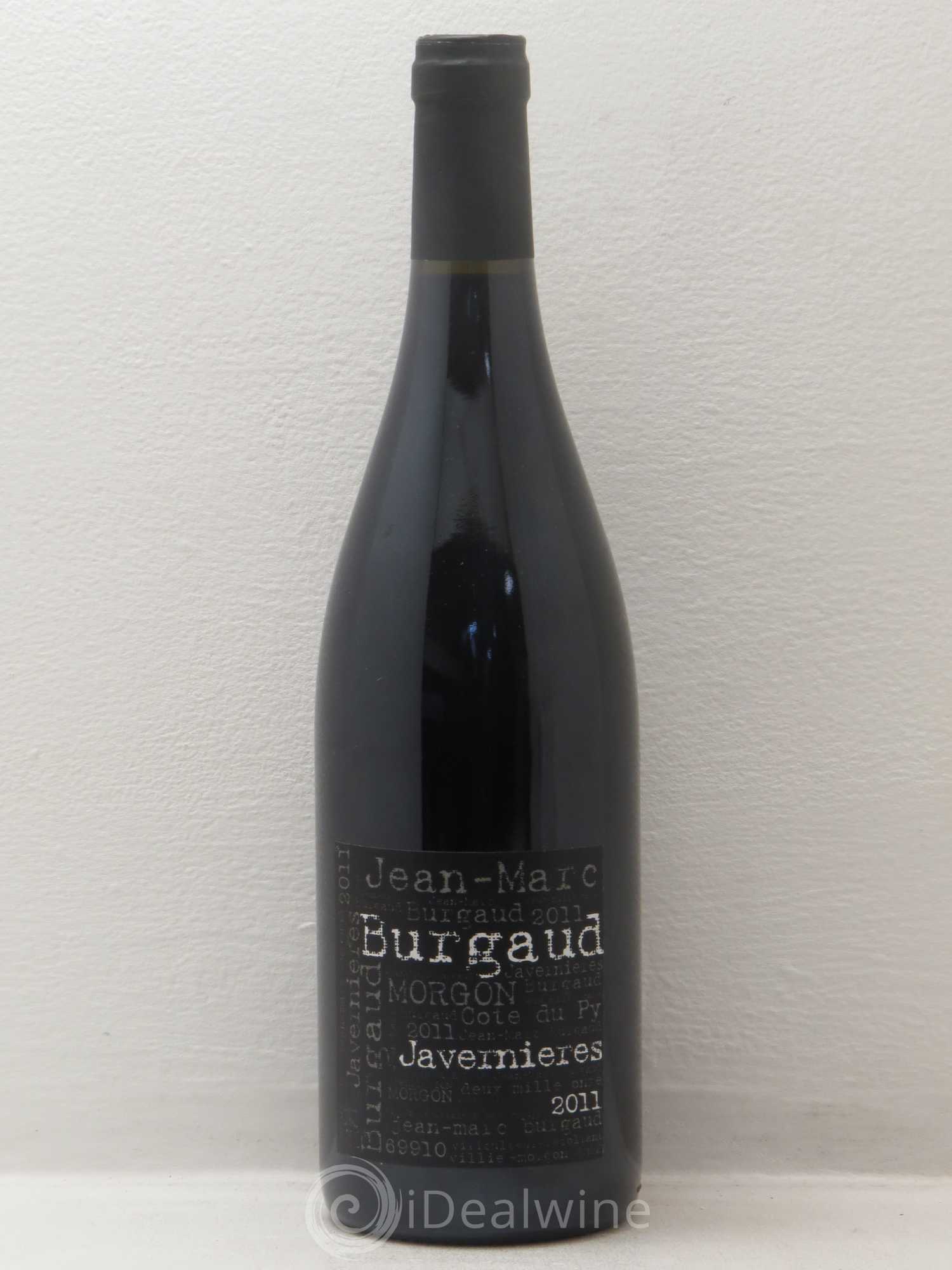 Morgon Côte du Py Javernières Jean-Marc Burgaud (Domaine) 2011 - Lot de 1 bouteille - 0