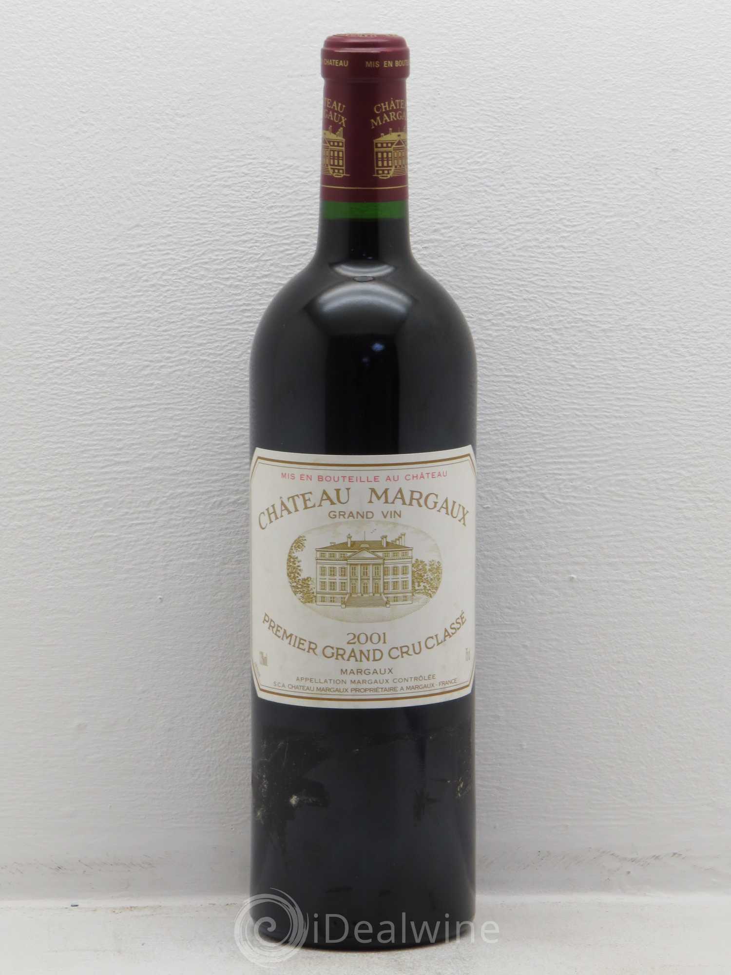 Château Margaux 1er Grand Cru Classé 2001 - Lot de 1 bouteille - 0