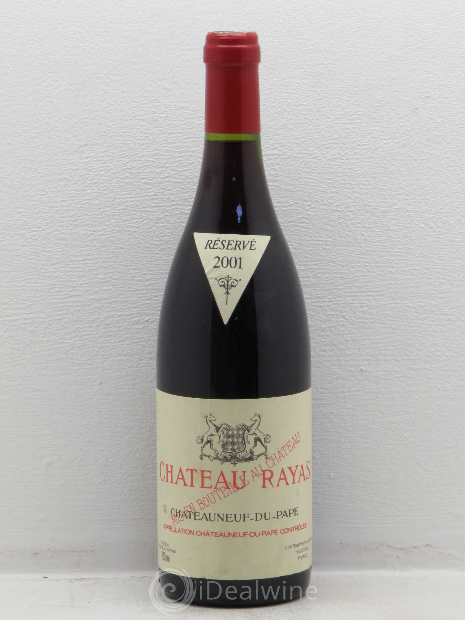 Châteauneuf-du-Pape Château Rayas Emmanuel Reynaud 2001 - Lot de 1 bouteille - 0