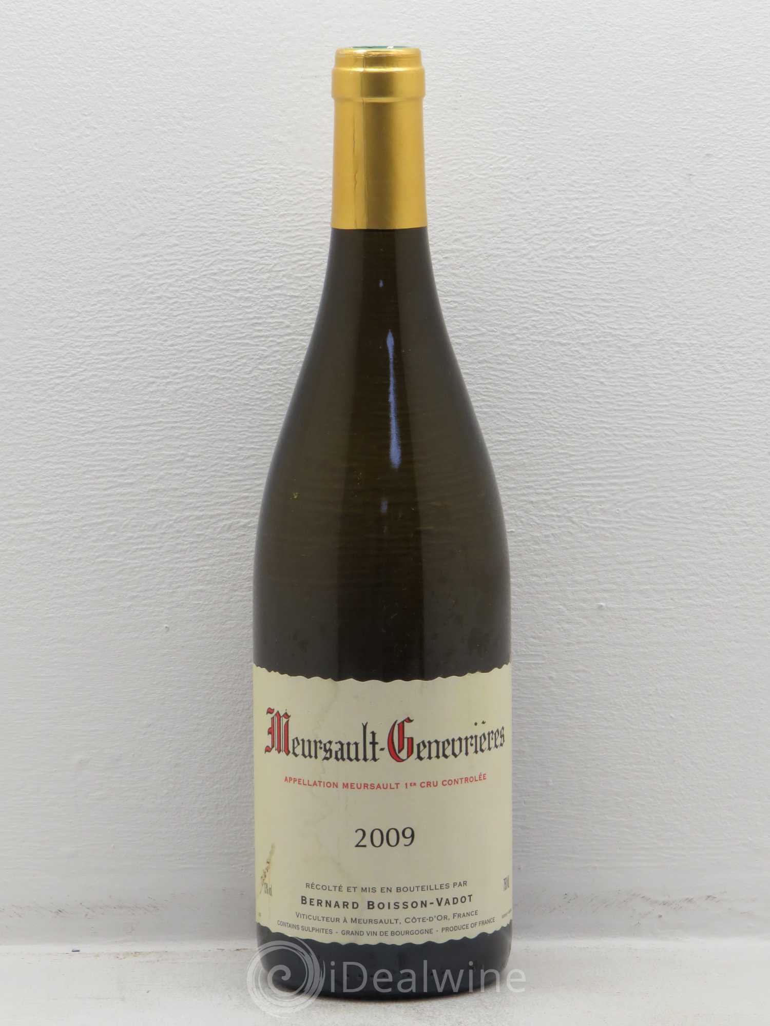 Meursault 1er Cru Genevrieres Boisson-Vadot 2009 - Posten von 1 Flasche - 0