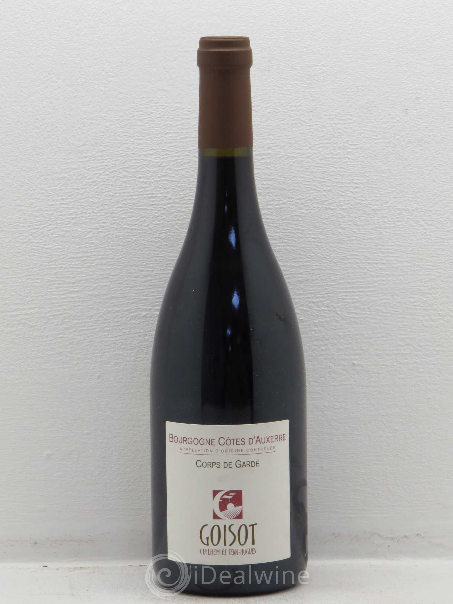 Bourgogne Côtes d'Auxerre Corps de Garde Goisot (sans prix de reserve) 2012 - Posten von 1 Flasche - 0