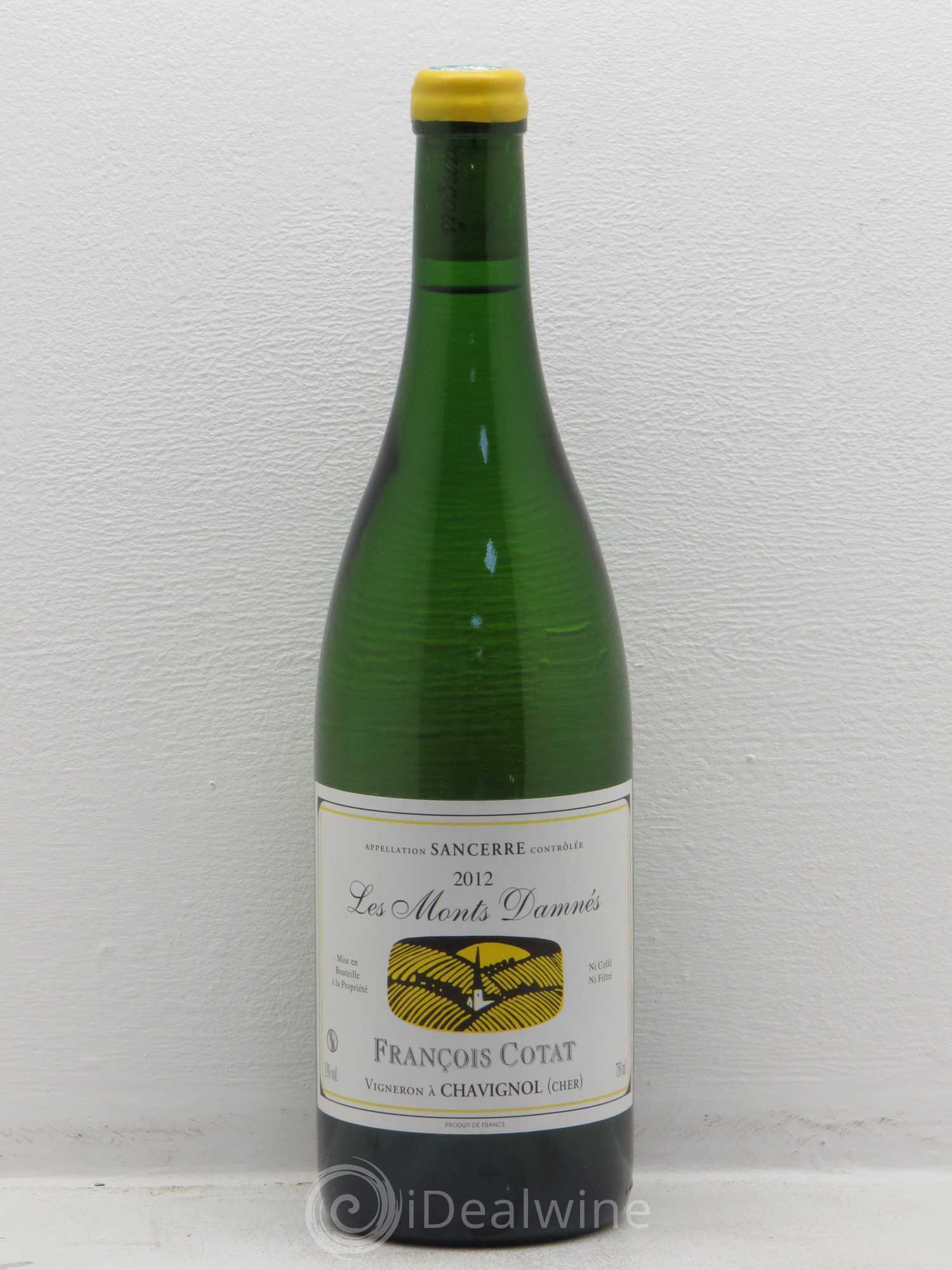 Sancerre Les Monts Damnés François Cotat 2012 - Lot de 1 bouteille - 0