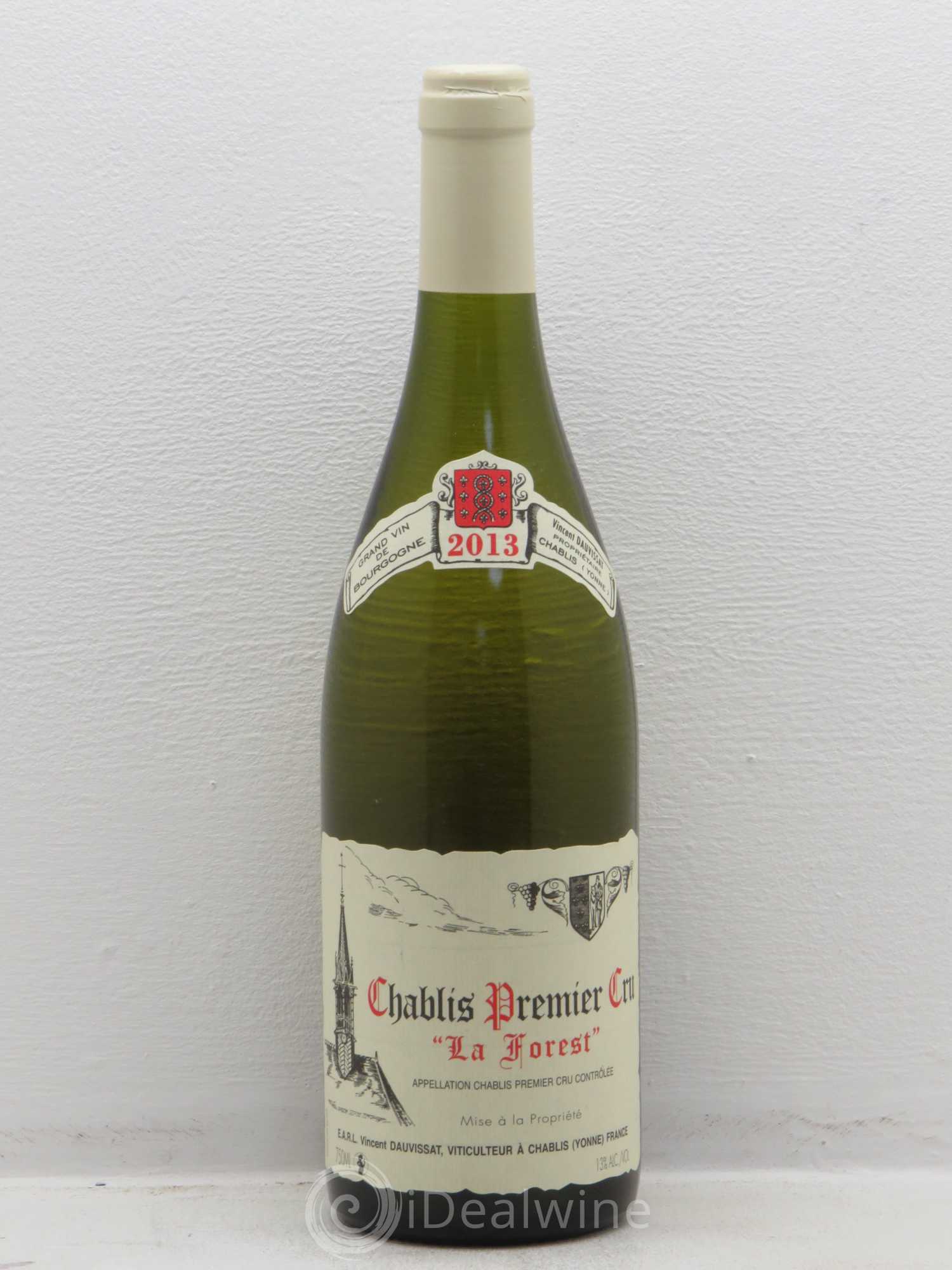 Chablis 1er Cru La Forest Vincent Dauvissat (Domaine) 2013 - Lot de 1 bouteille - 0