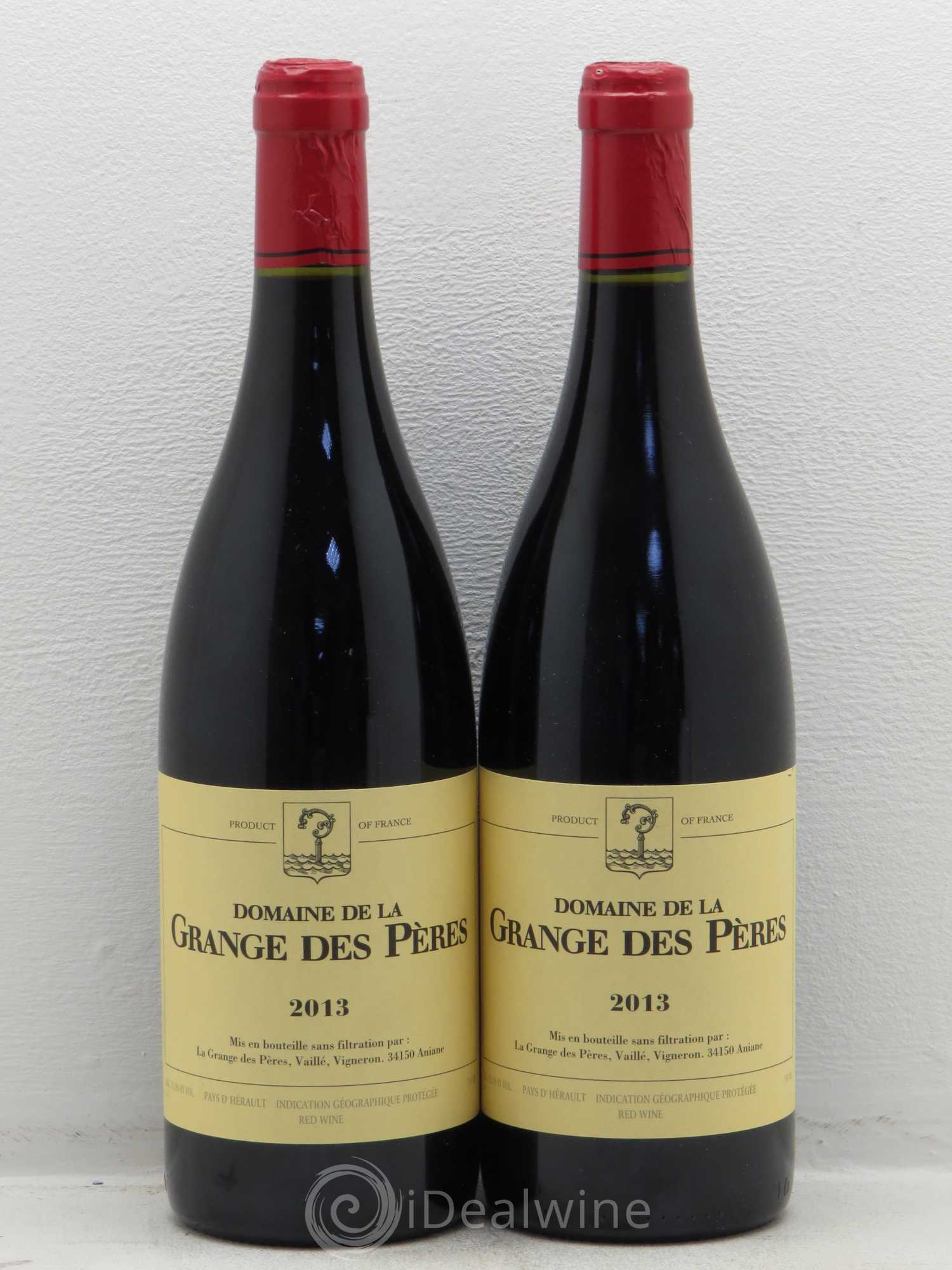 Pays d'Hérault Grange des Pères Laurent Vaillé 2013 - Lot de 2 bouteilles - 0