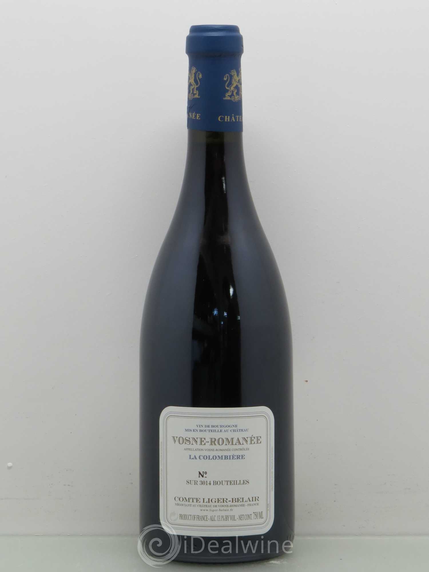 Vosne-Romanée La Colombière Comte Liger-Belair (Domaine du) 2004 - Lot de 1 bouteille - 1