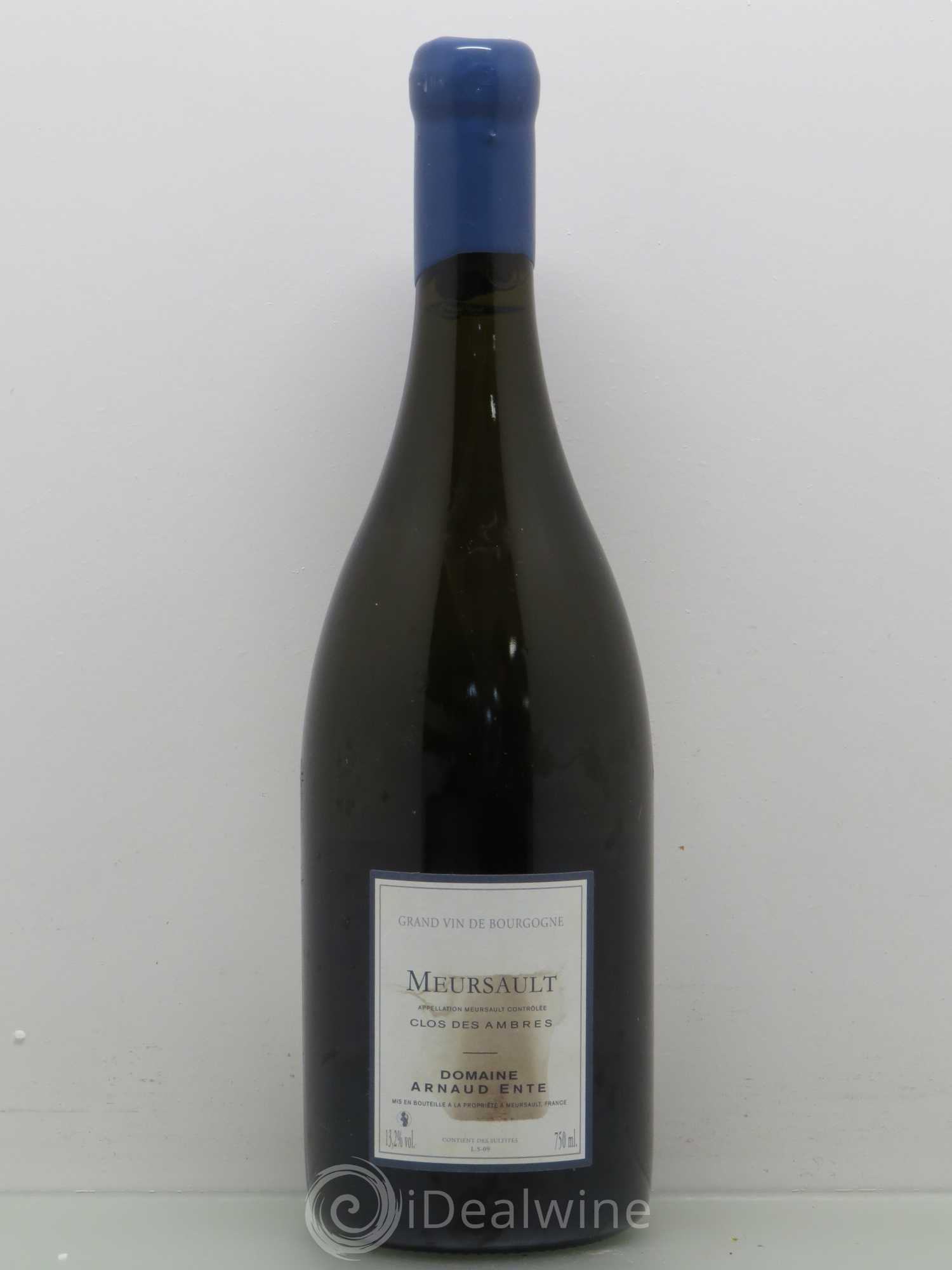 Meursault Clos des Ambres Arnaud Ente 2009 - Lot de 1 bouteille - 1