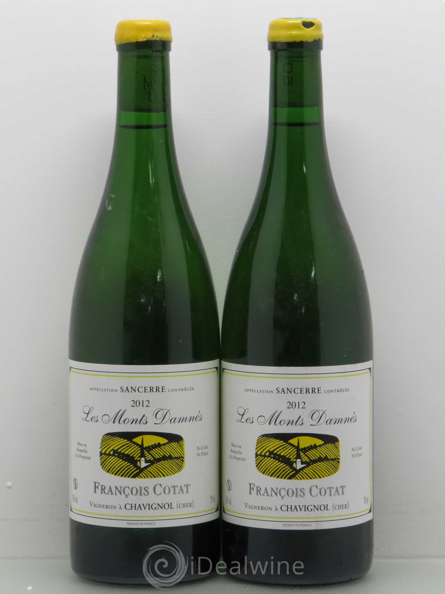 Sancerre Les Monts Damnés François Cotat 2012 - Lot de 2 bouteilles - 0
