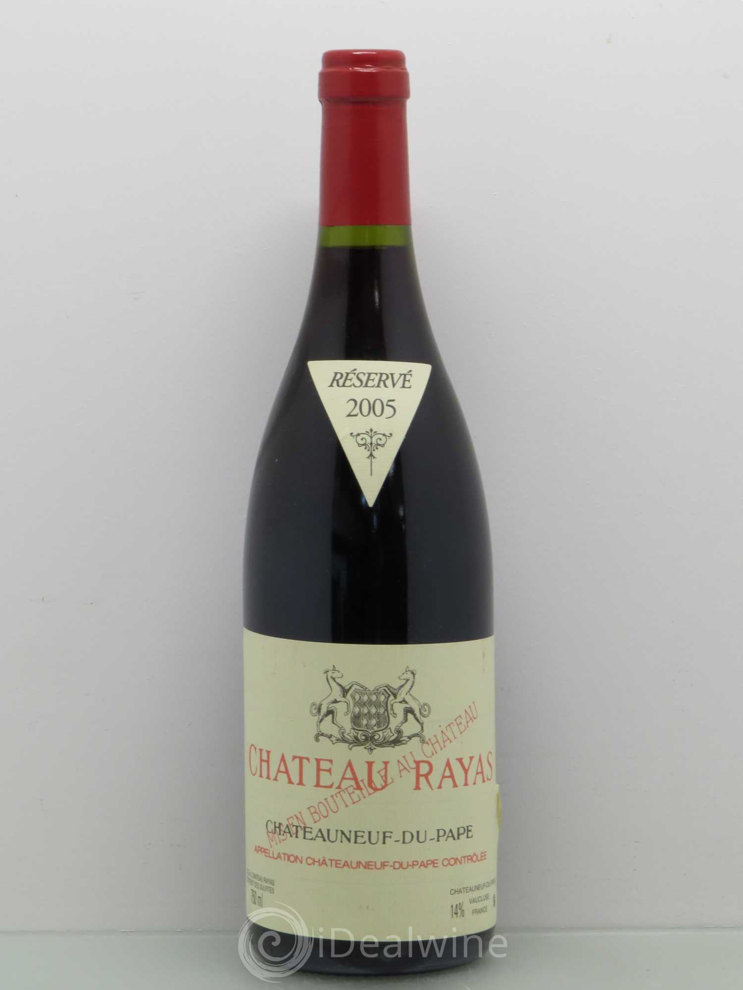 Châteauneuf-du-Pape Château Rayas Emmanuel Reynaud 2005 - Lot de 1 bouteille - 0