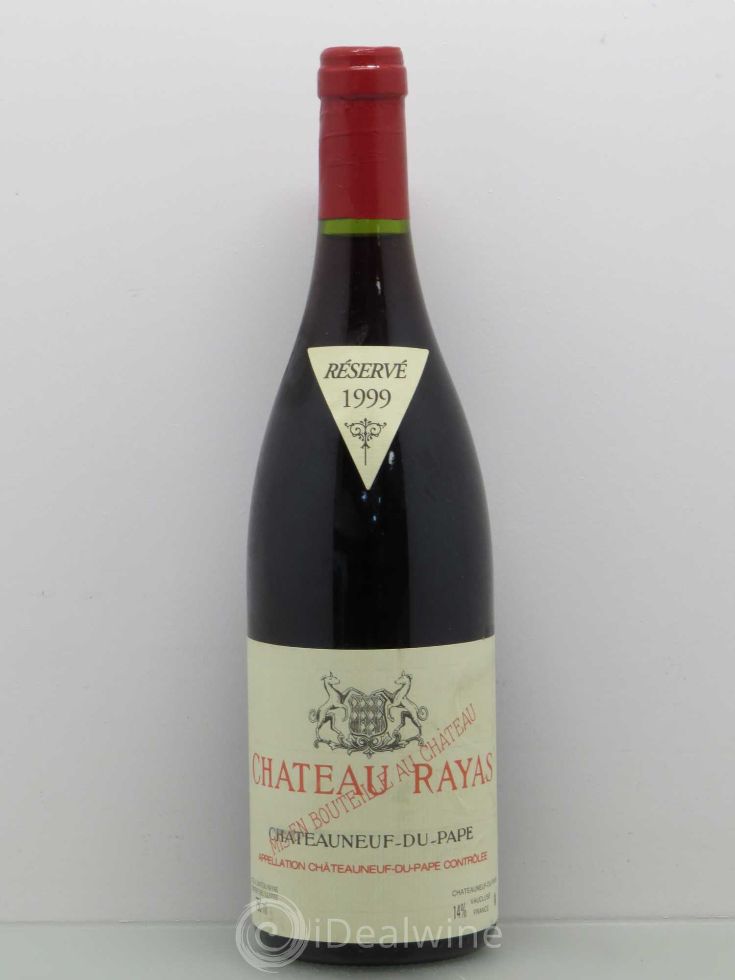 Châteauneuf-du-Pape Château Rayas Emmanuel Reynaud 1999 - Lot de 1 bouteille - 0