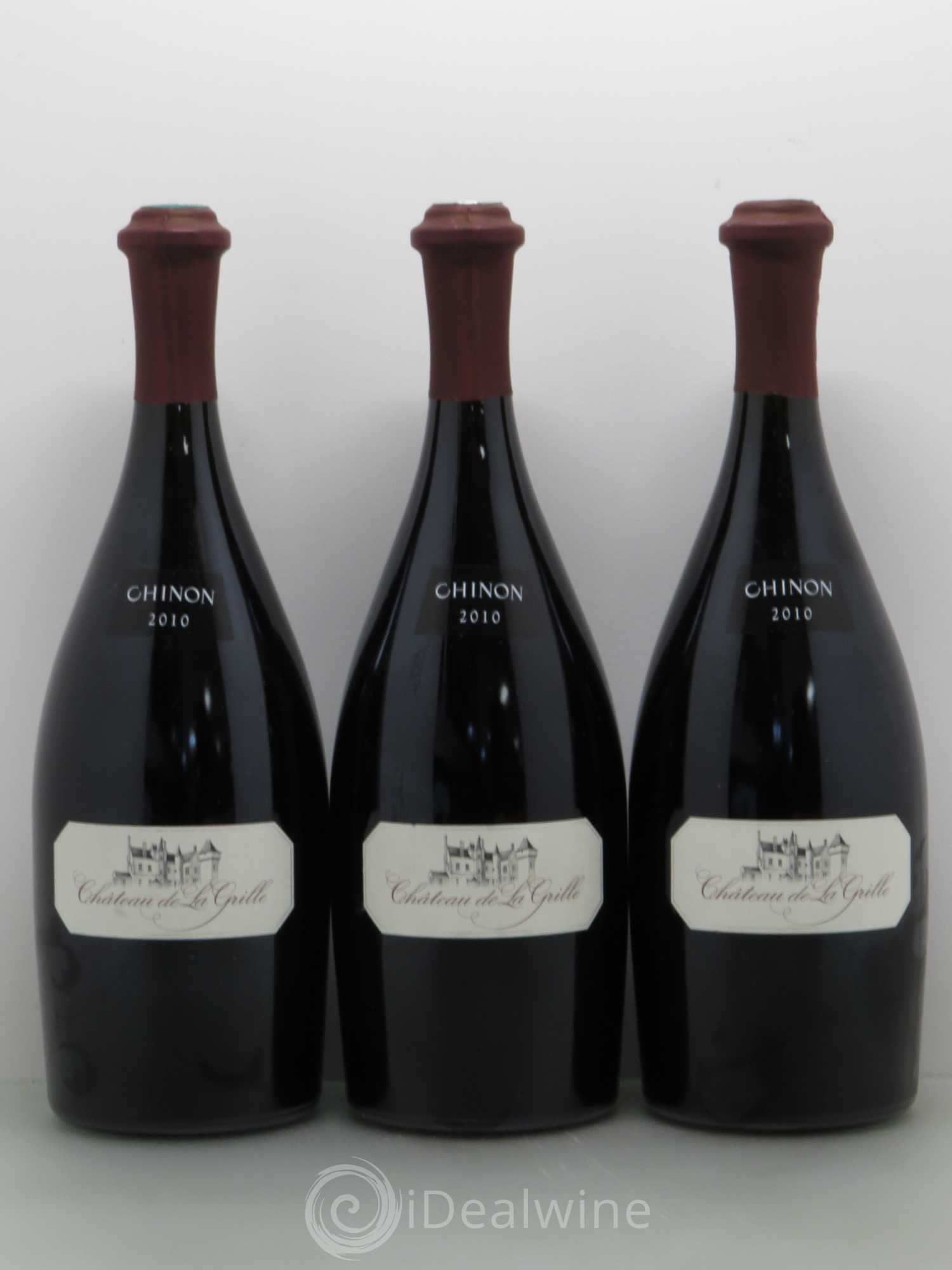 Chinon Château De La Grille 2010 - Lot de 3 bouteilles - 0