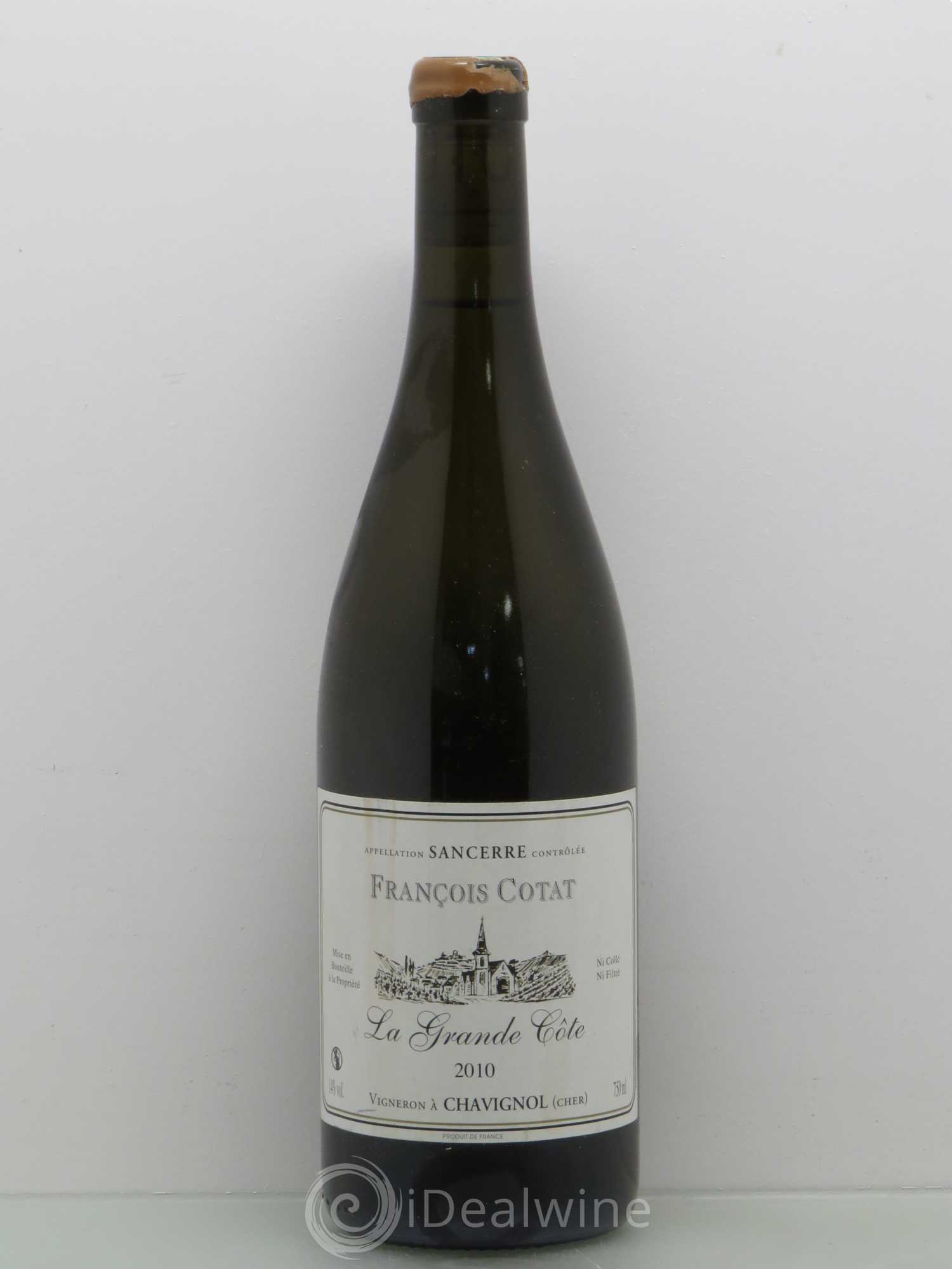 Sancerre La Grande Côte François Cotat 2010 - Lot de 1 bouteille - 0