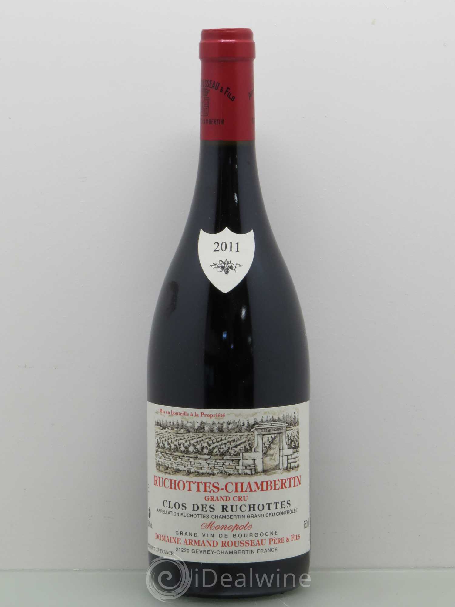 Ruchottes-Chambertin Grand Cru Clos des Ruchottes Armand Rousseau (Domaine) 2011 - Lot of 1 bottle - 0