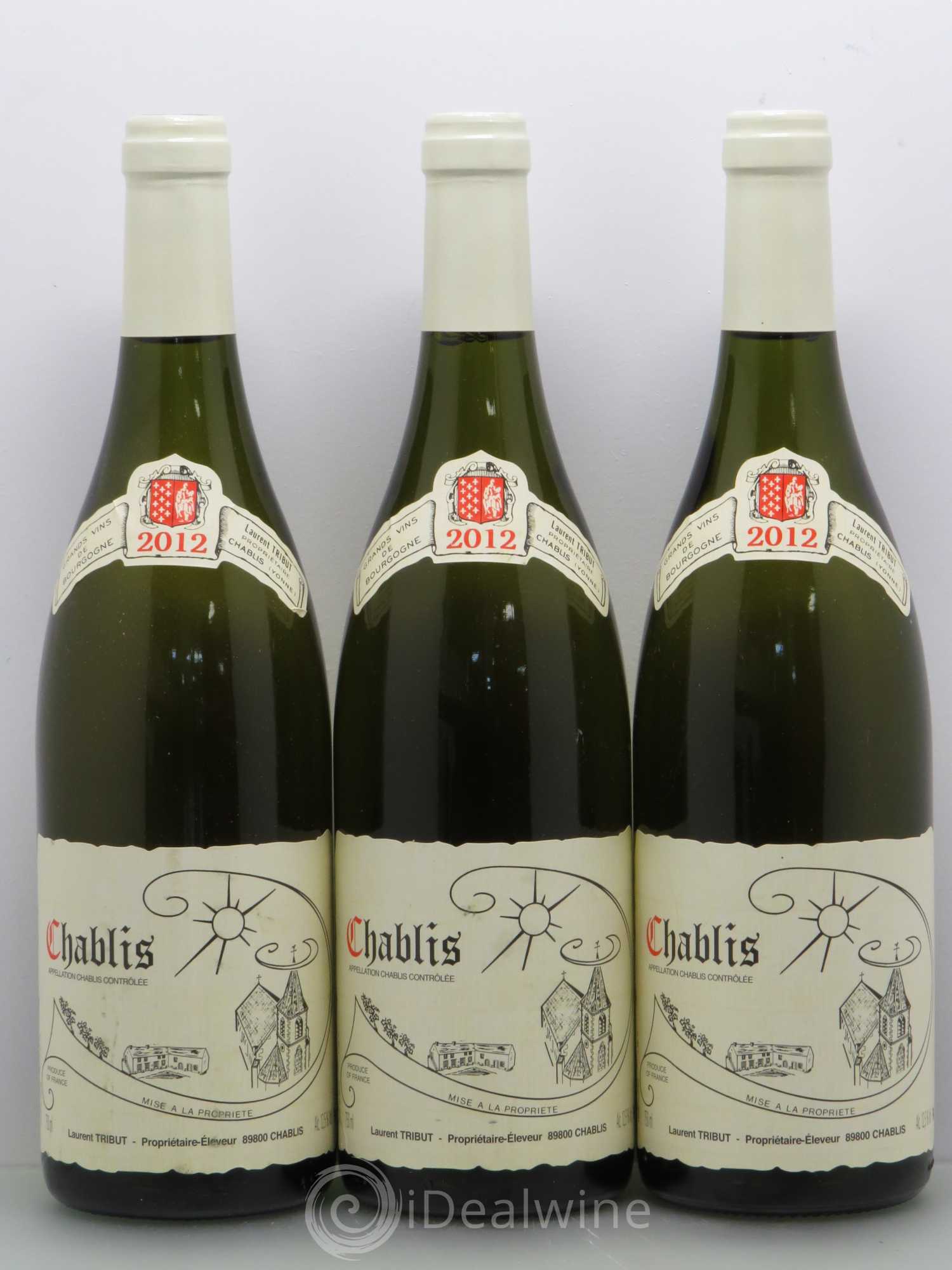 Chablis Tribut 2012 - Lot de 3 bouteilles - 0