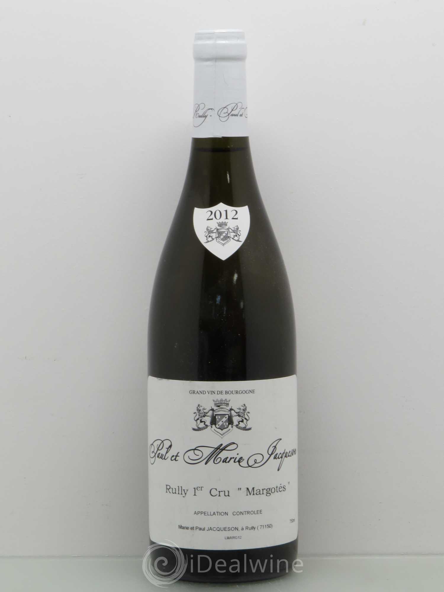 Rully 1er Cru Margotes Jacquesson 2012 - Posten von 1 Flasche - 0