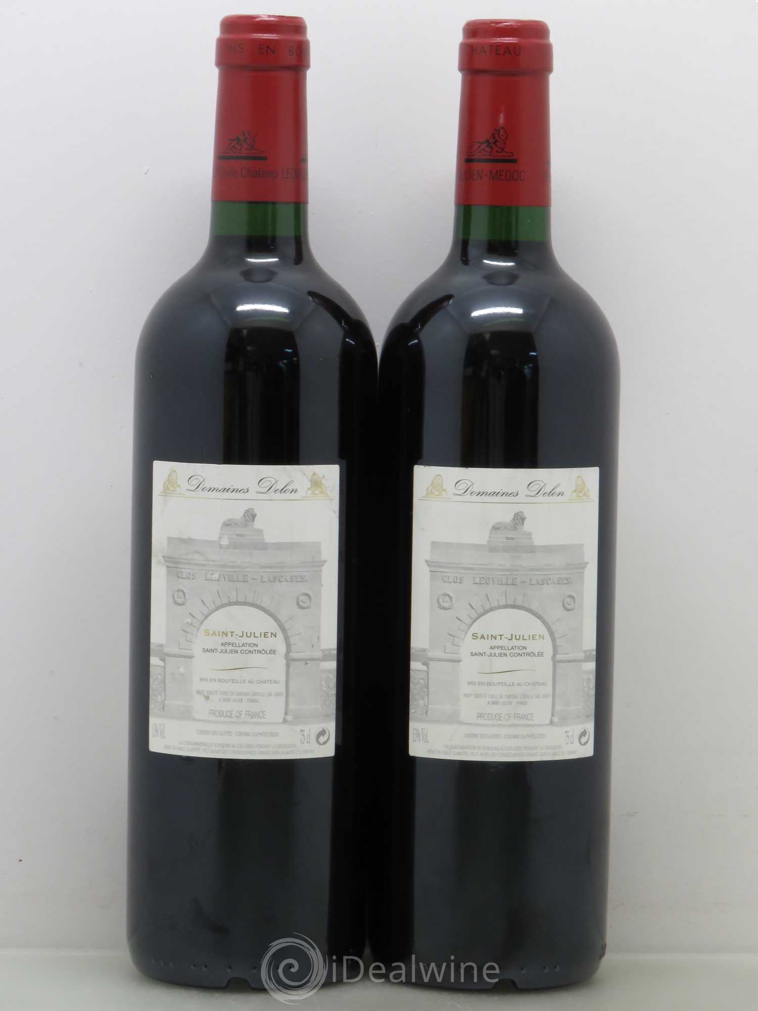 Château Léoville Las Cases 2ème Grand Cru Classé 2004 - Lot de 2 bouteilles - 1