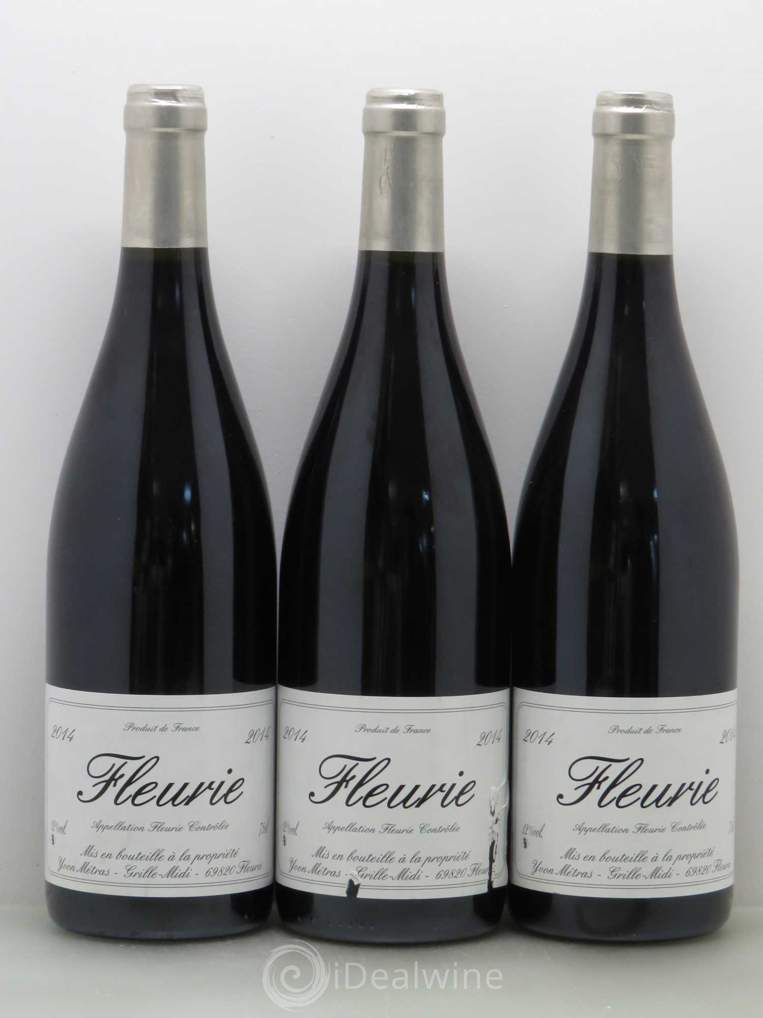 Fleurie Yvon Métras 2014 - Lot de 3 bouteilles - 0