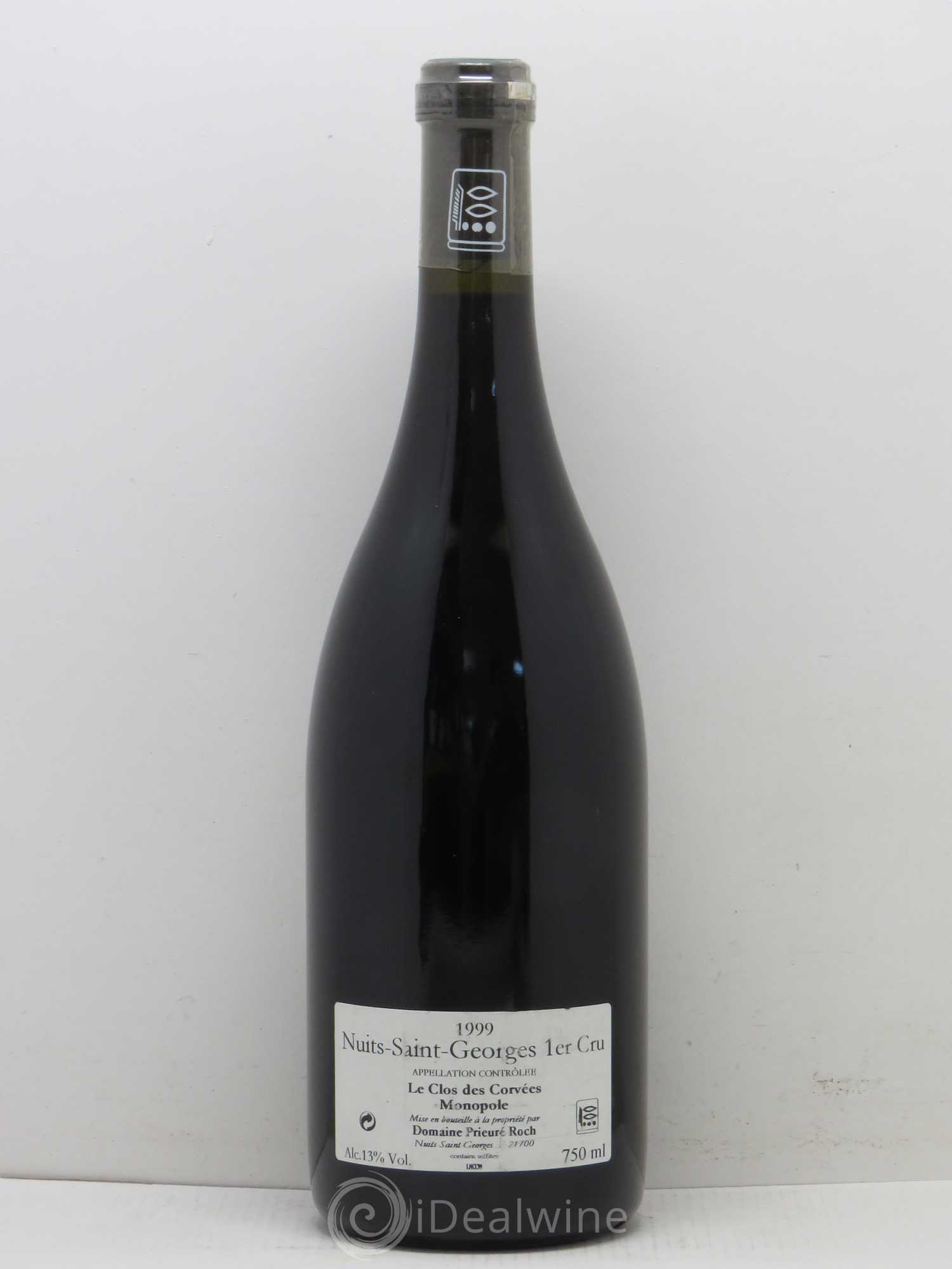 Nuits-Saint-Georges 1er Cru Le Clos des Corvées Prieuré Roch 1999 - Lot de 1 bouteille - 1