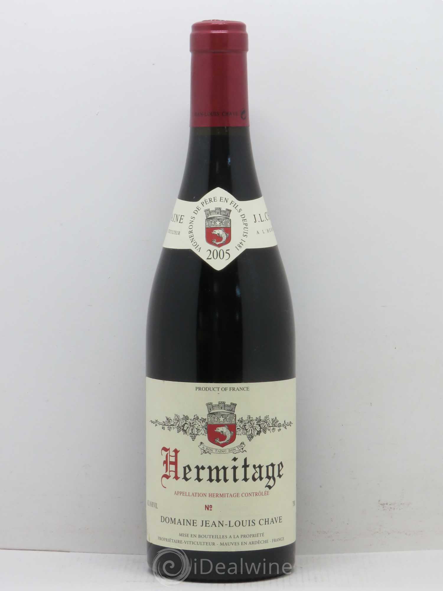 Hermitage Jean-Louis Chave 2005 - Lot de 1 bouteille - 0