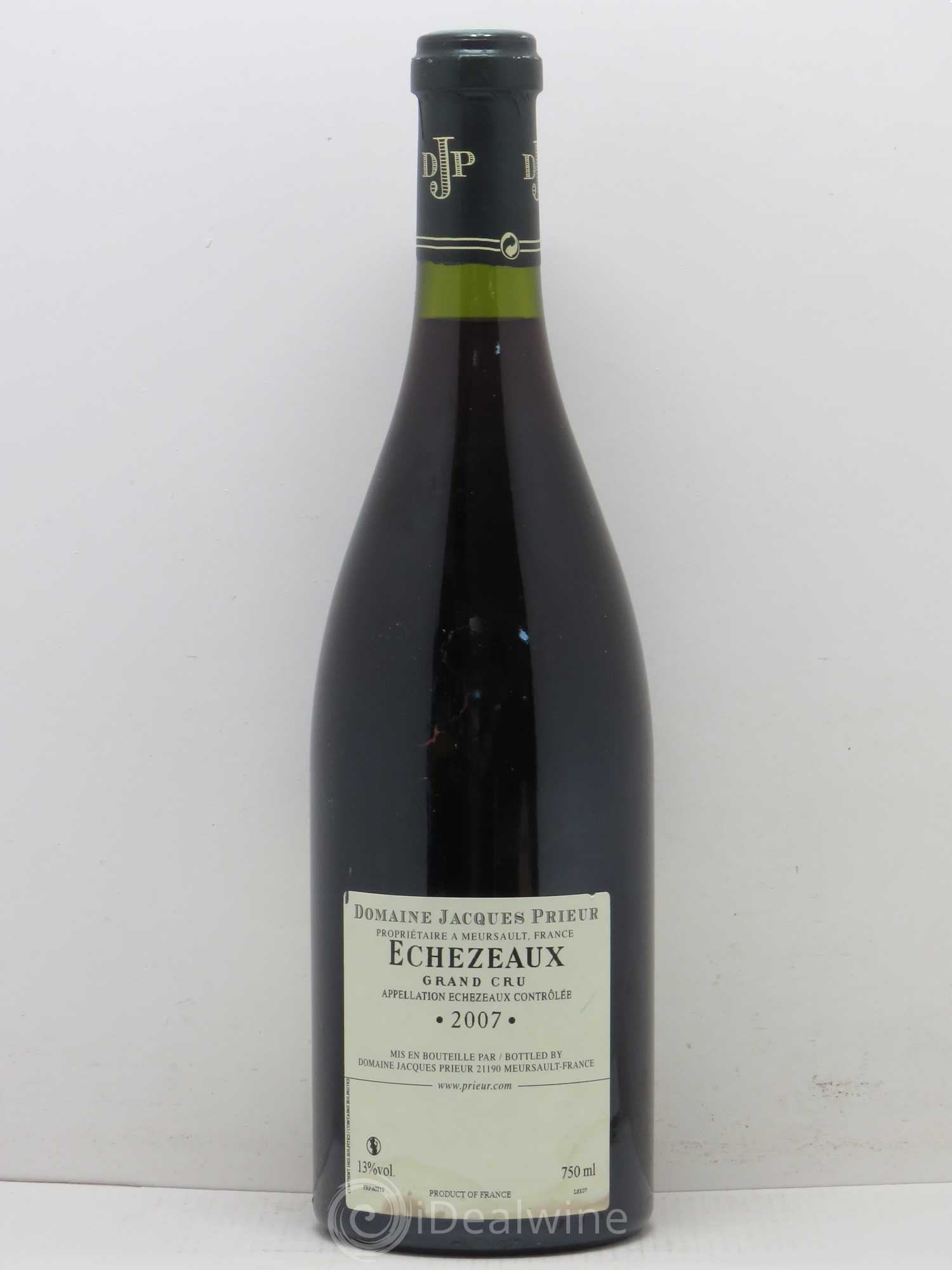 Echezeaux Grand Cru Jacques Prieur (Domaine) 2007 - Lot de 1 bouteille - 1