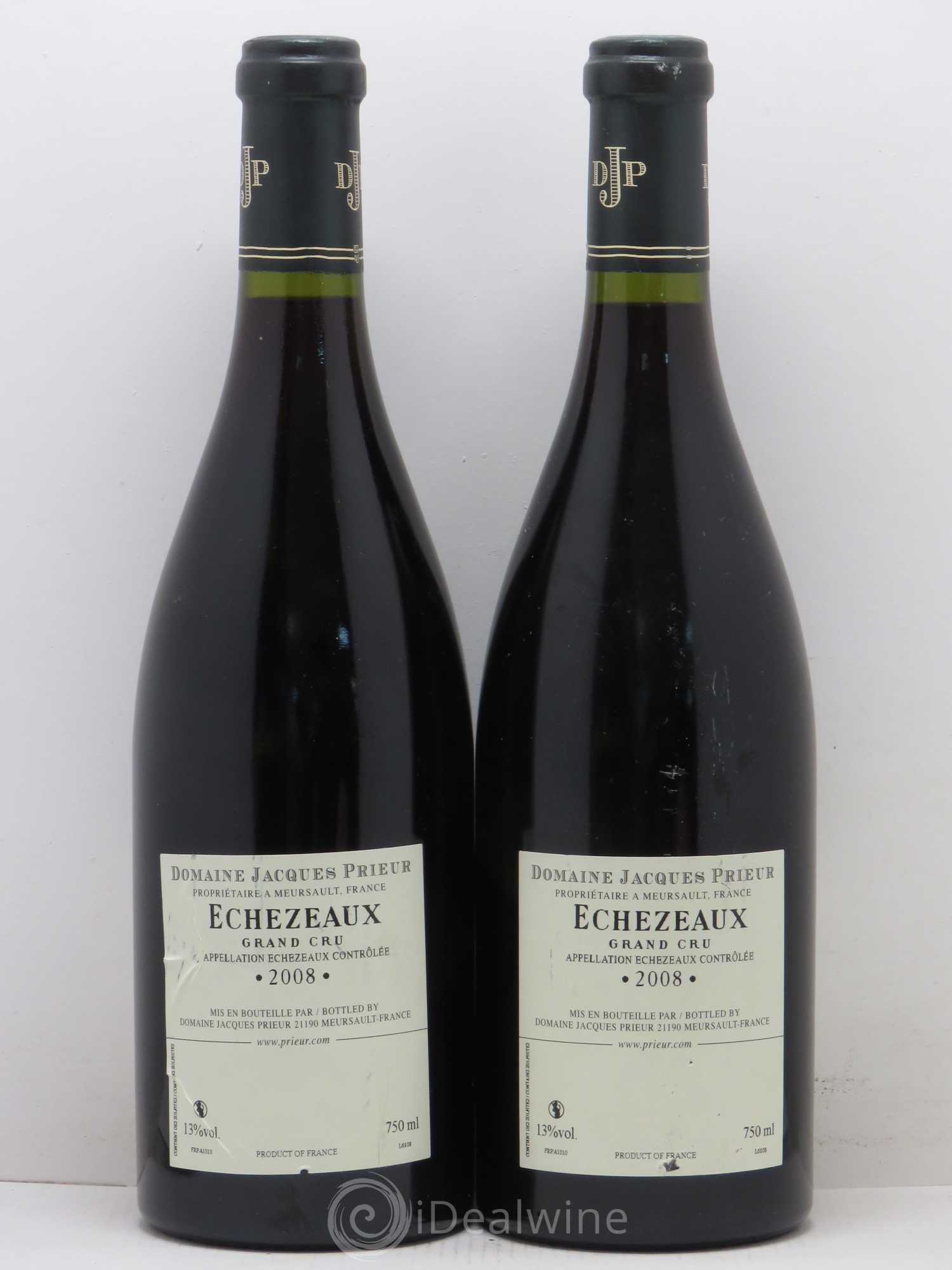 Echezeaux Grand Cru Jacques Prieur (Domaine) 2008 - Lot de 2 bouteilles - 1