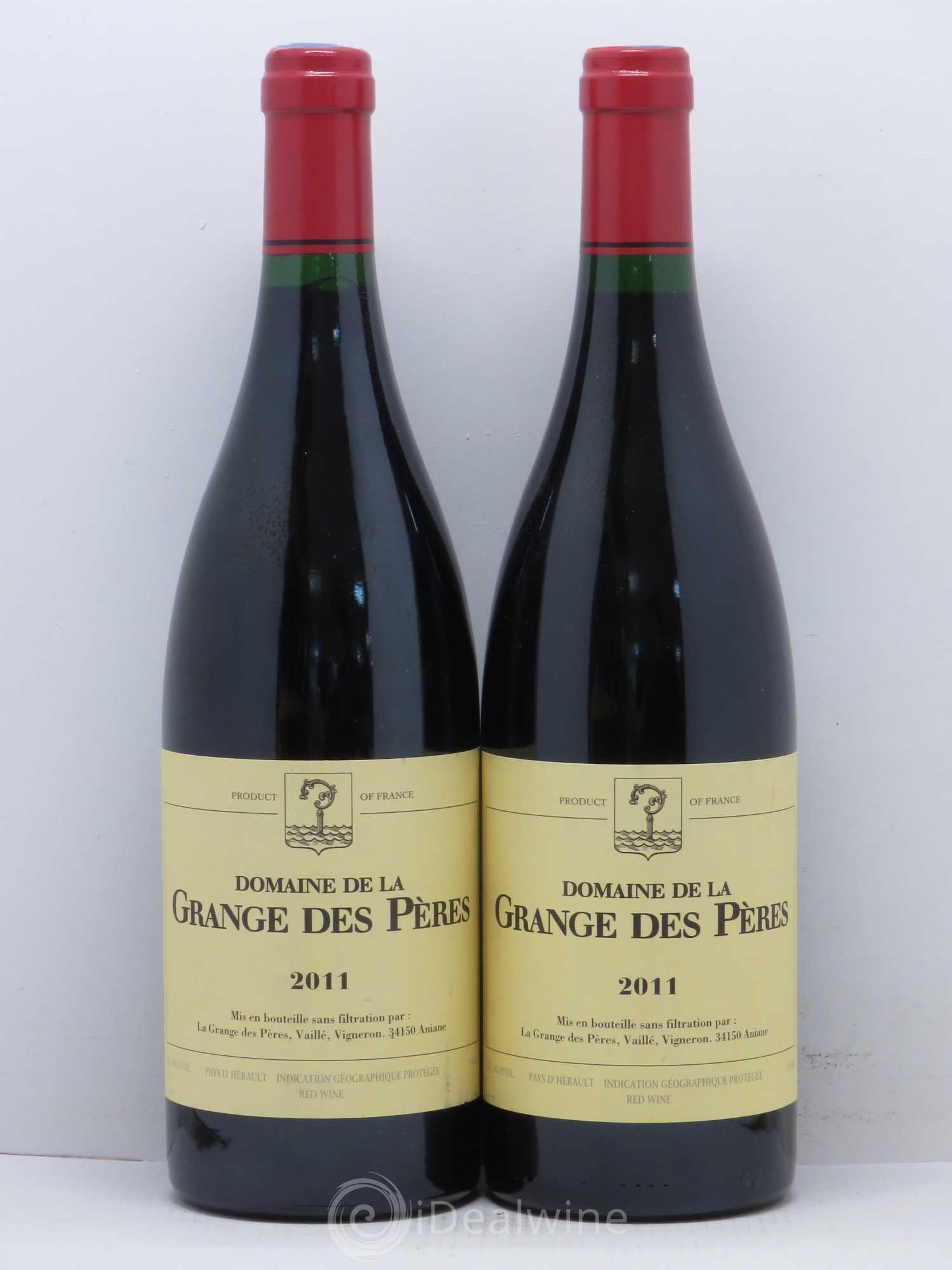 Pays d'Hérault Grange des Pères Laurent Vaillé 2011 - Lot de 2 bouteilles - 0