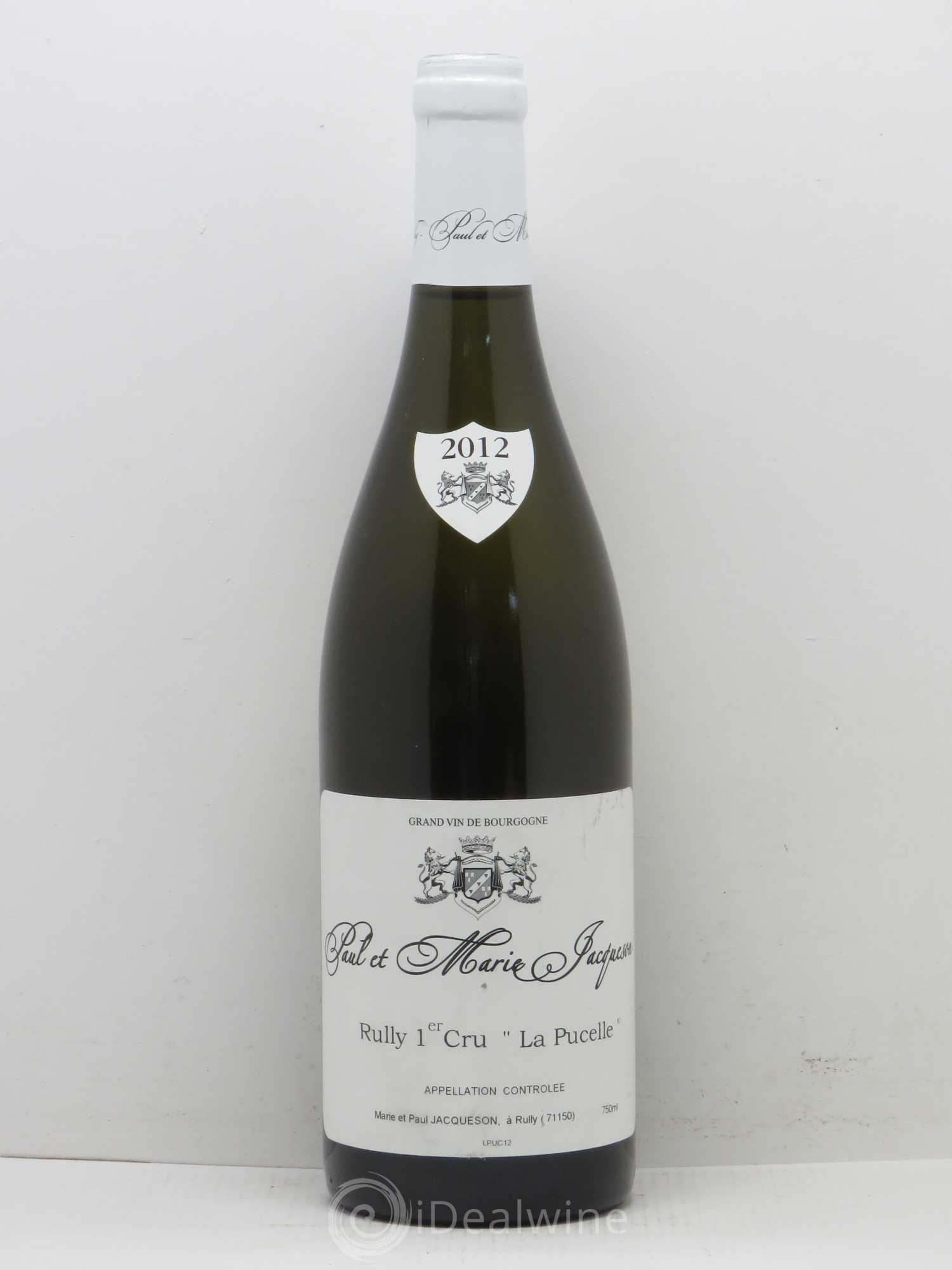 Rully 1er Cru La Pucelle Paul et Marie Jacqueson 2012 - Posten von 1 Flasche - 0