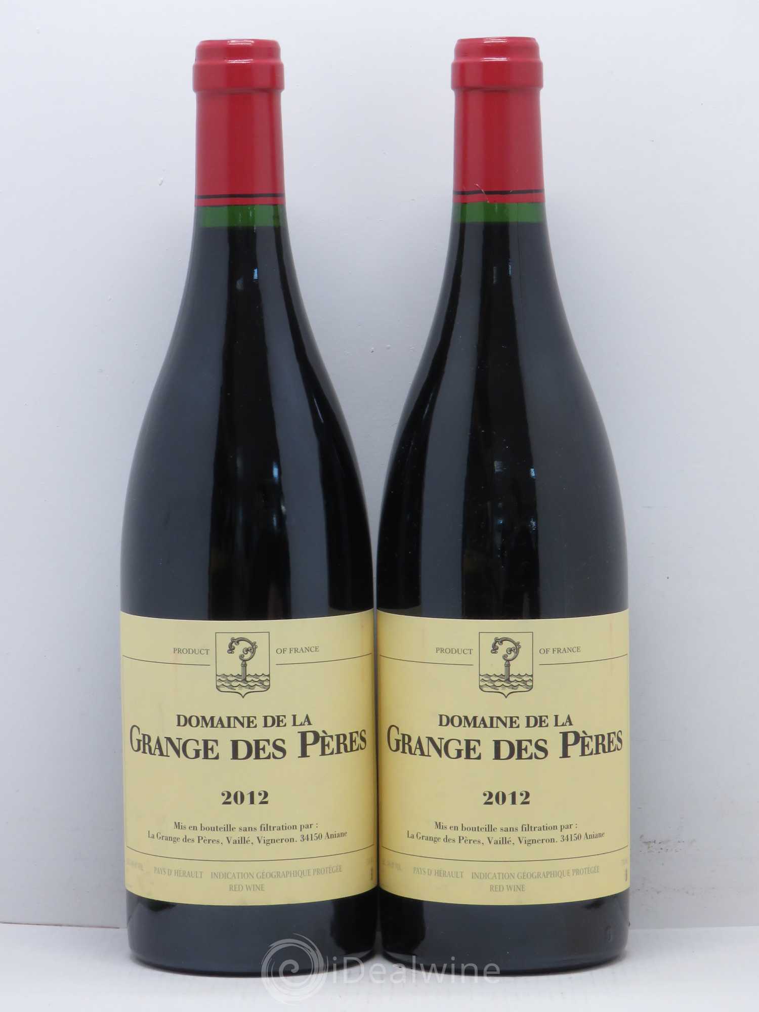 Pays d'Hérault Grange des Pères Laurent Vaillé 2012 - Lot de 2 bouteilles - 0