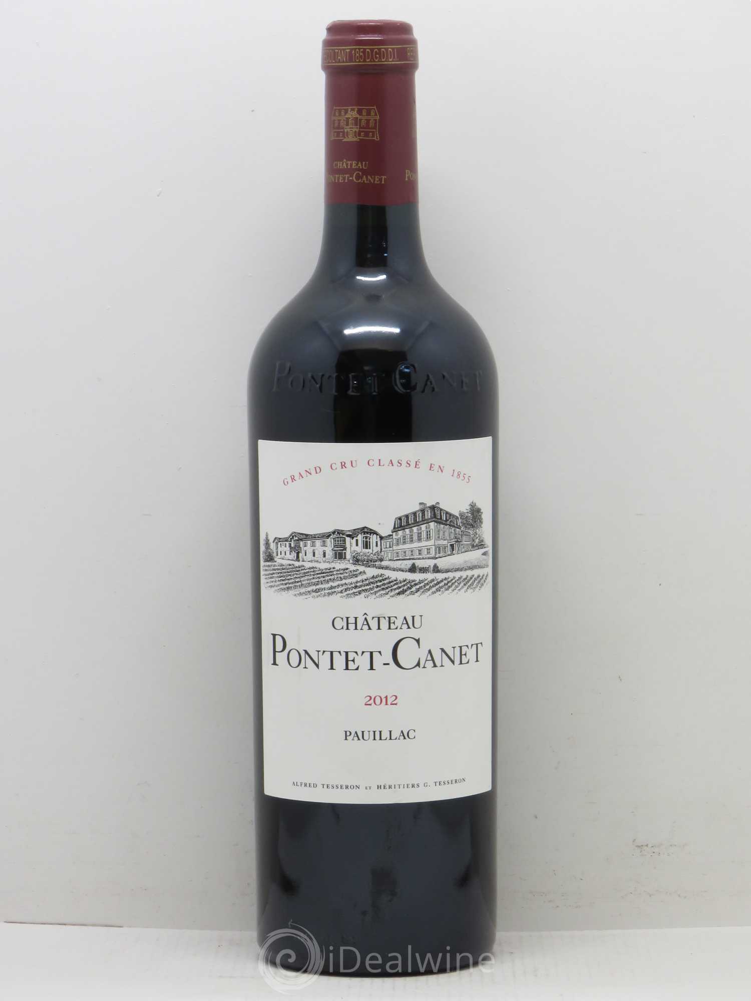 Château Pontet Canet 5ème Grand Cru Classé 2012 - Lot de 1 bouteille - 0