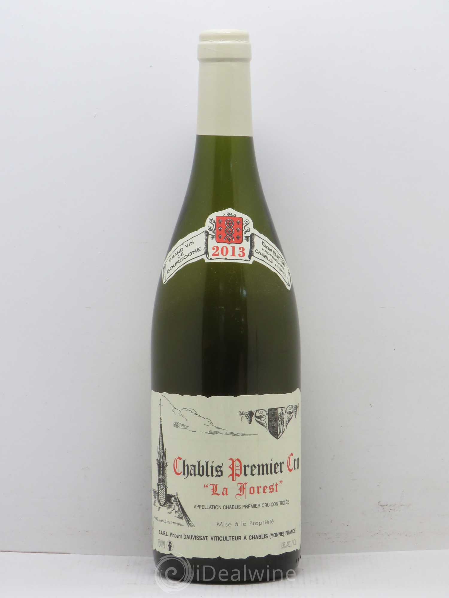 Chablis 1er Cru La Forest Vincent Dauvissat (Domaine) 2013 - Lot de 1 bouteille - 0