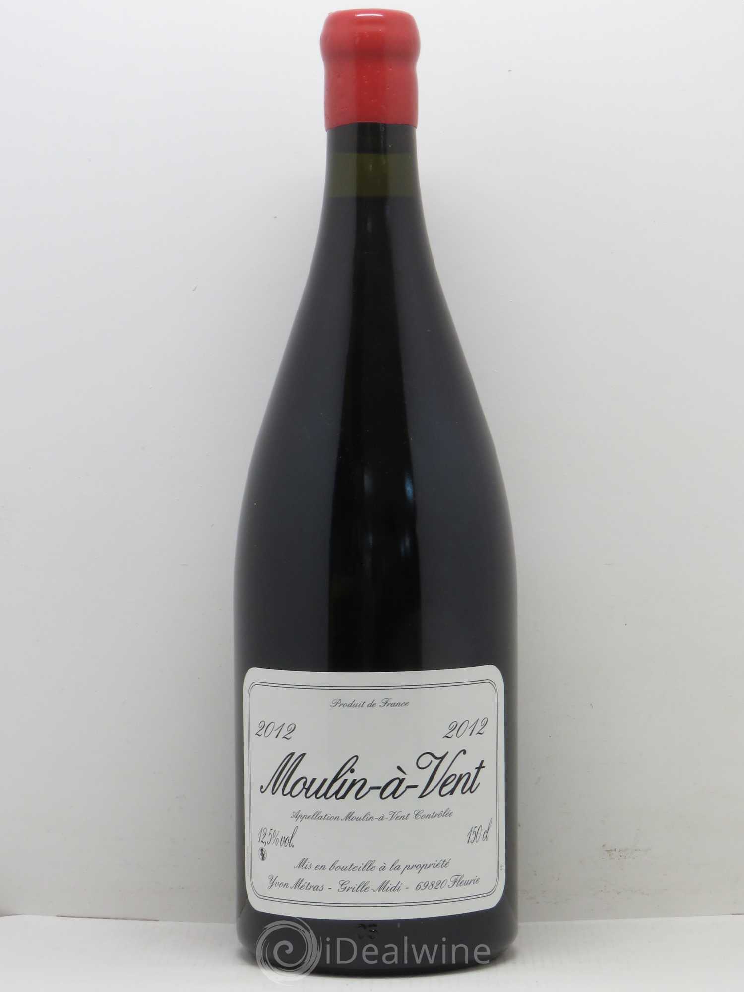 Moulin-à-Vent Yvon Métras 2012 - Lot de 1 magnum - 0