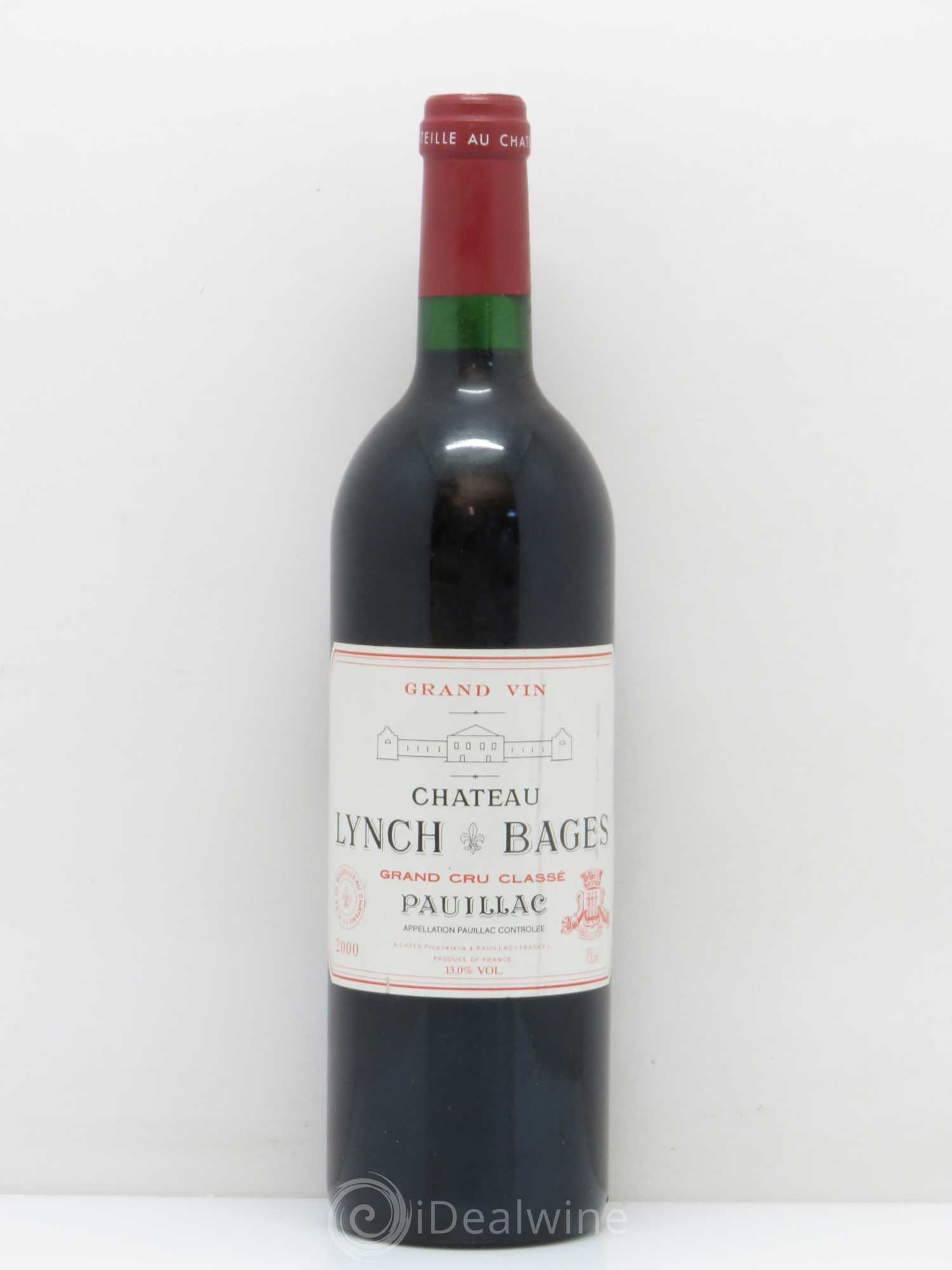 Château Lynch Bages 5ème Grand Cru Classé 2000 - Lot de 1 bouteille - 0
