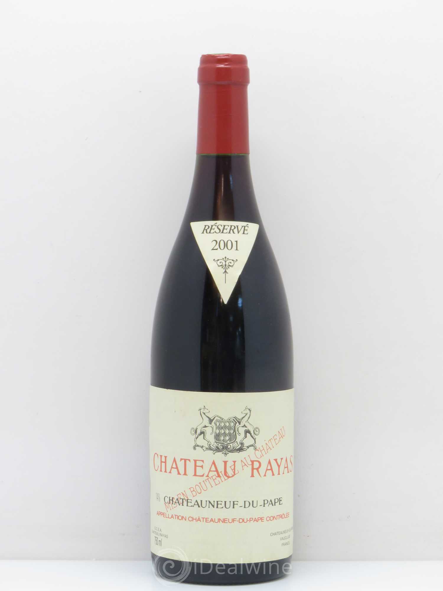 Châteauneuf-du-Pape Château Rayas Emmanuel Reynaud 2001 - Lot de 1 bouteille - 0