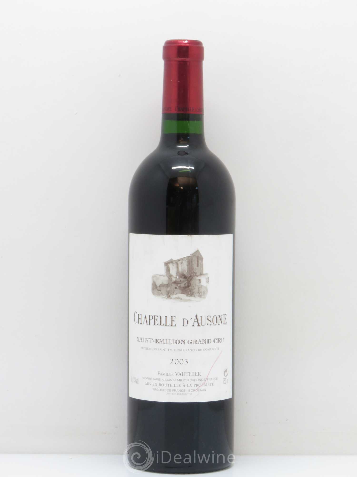 Chapelle d'Ausone Second Vin 2003 - Lot de 1 bouteille - 0