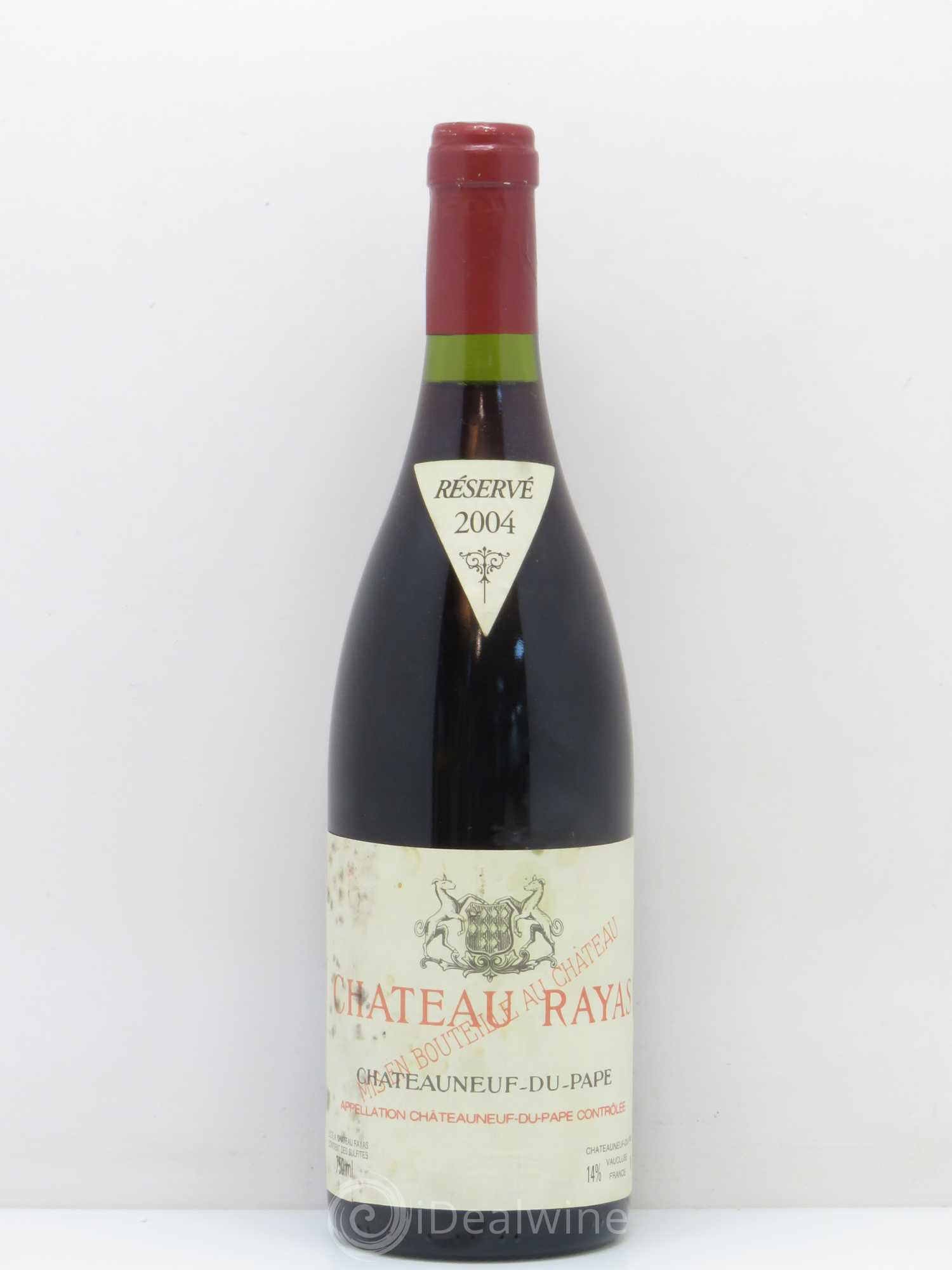 Châteauneuf-du-Pape Château Rayas Emmanuel Reynaud 2004 - Lot de 1 bouteille - 0