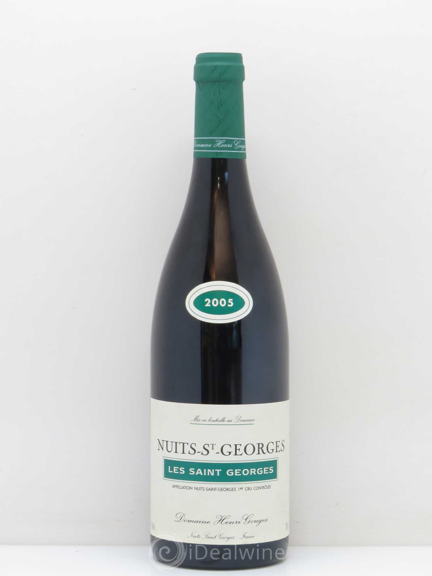 Nuits-Saint-Georges 1er Cru Les Saints Georges Henri Gouges 2005 - Lot de 1 bouteille - 0