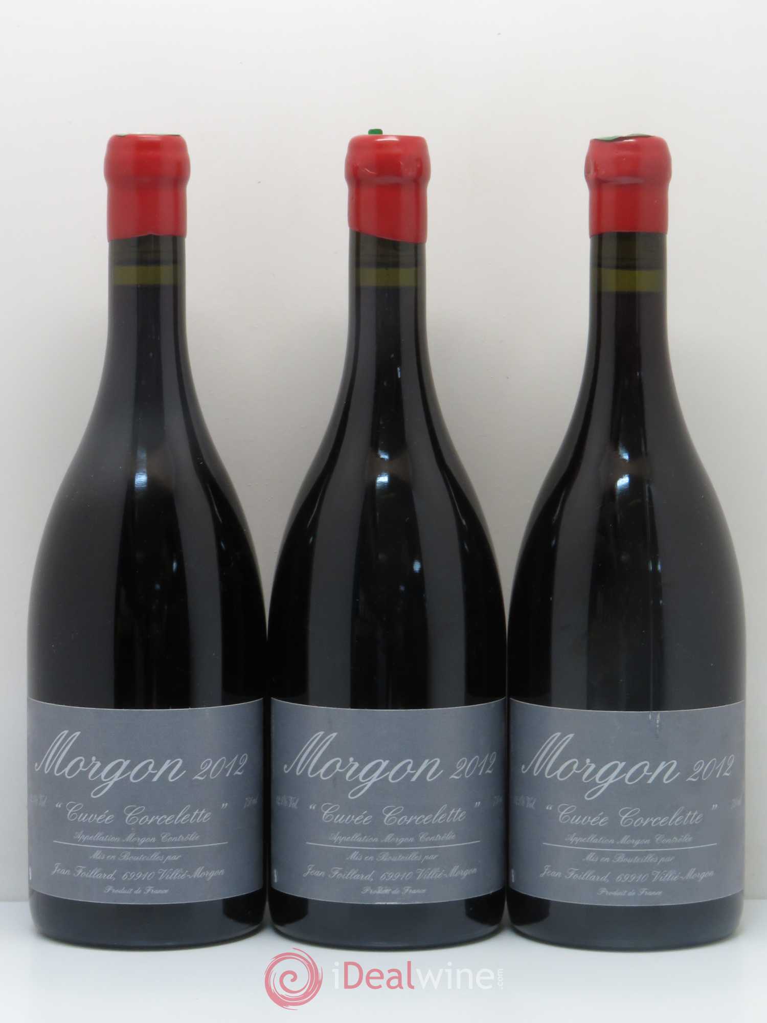 Morgon Corcelette Jean Foillard 2012 - Lot de 6 bouteilles - 2