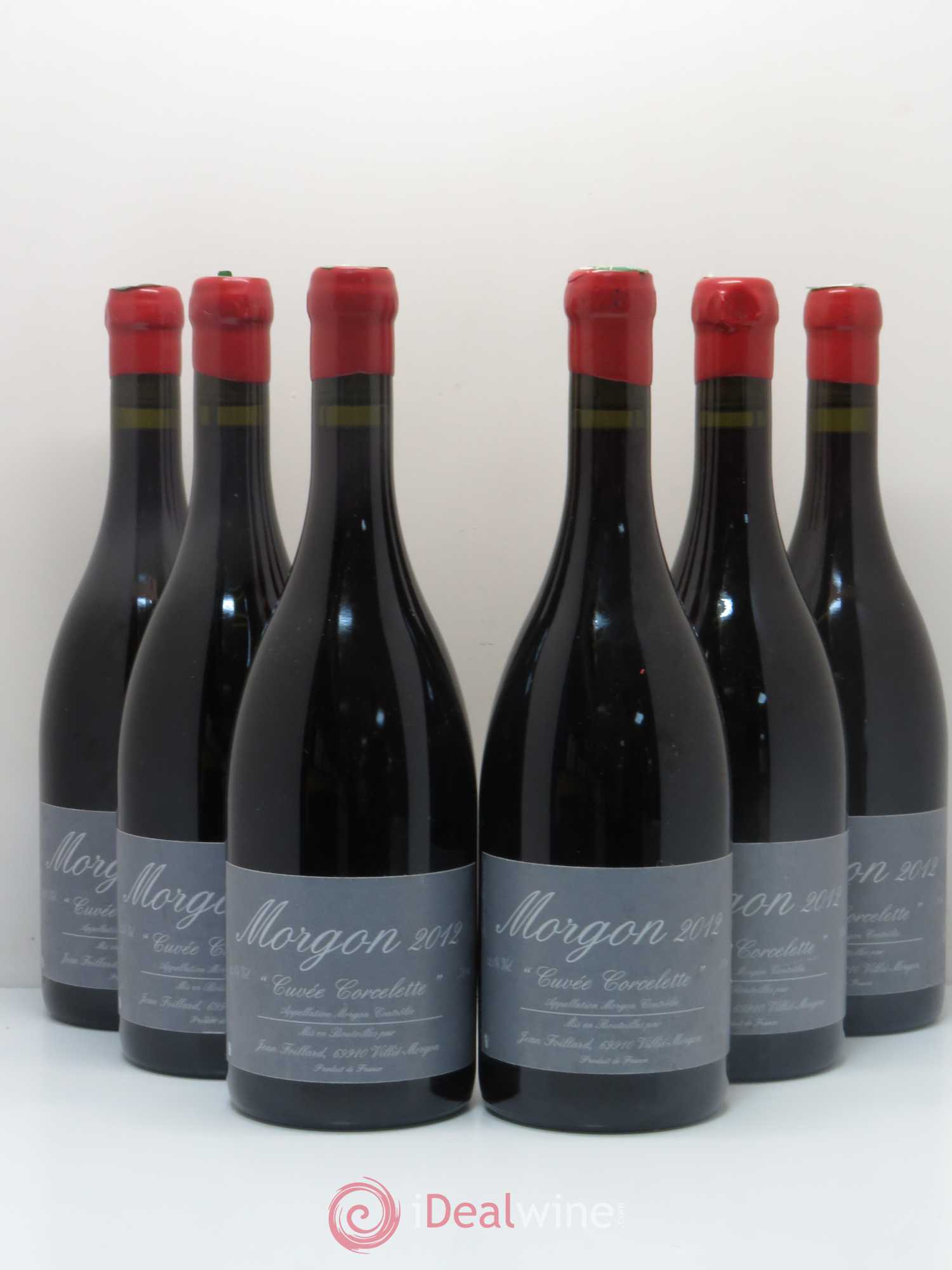 Morgon Corcelette Jean Foillard 2012 - Lot de 6 bouteilles - 0