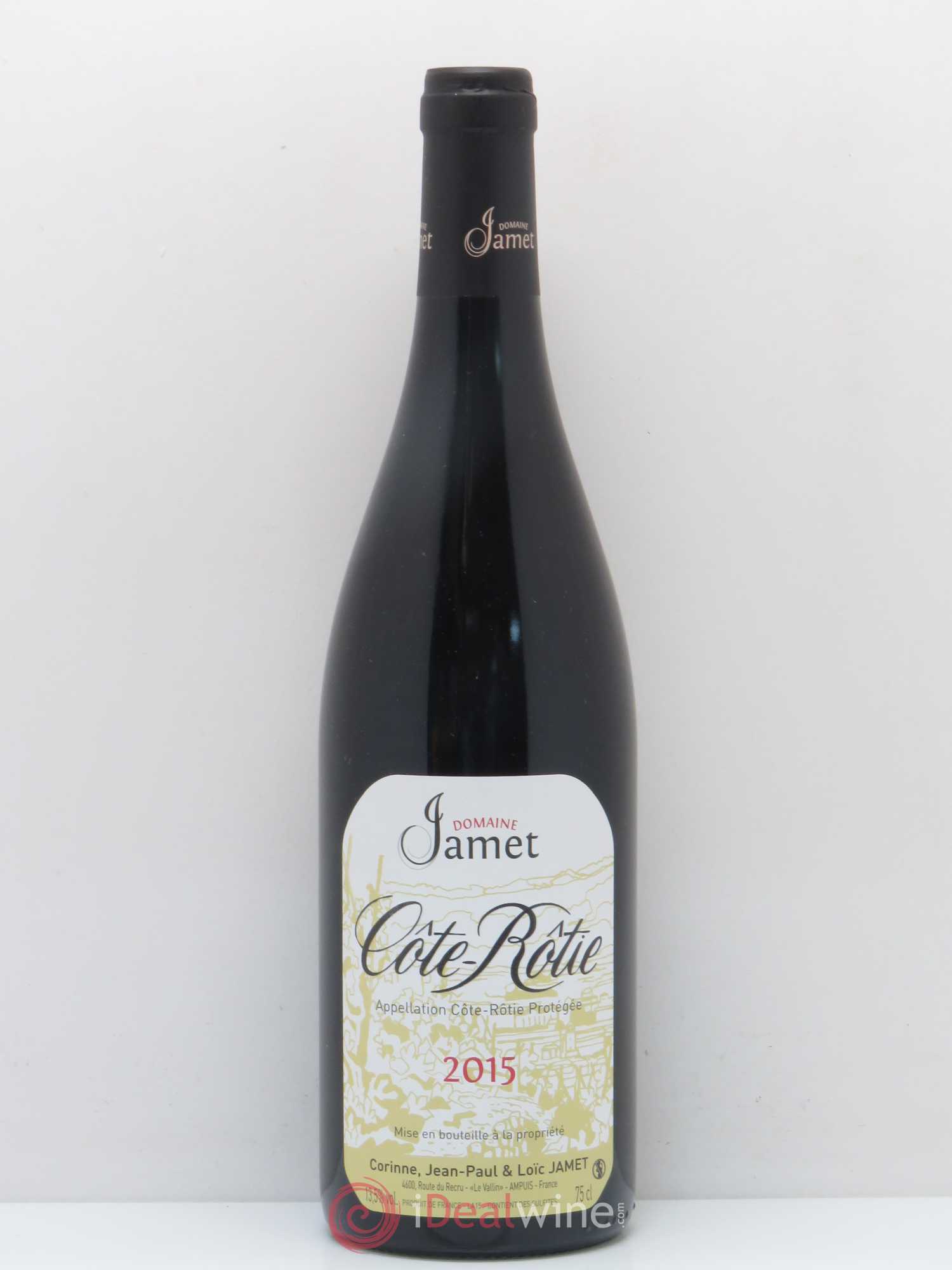 Côte-Rôtie Jamet (Domaine) 2015 - Lot de 1 bouteille - 0