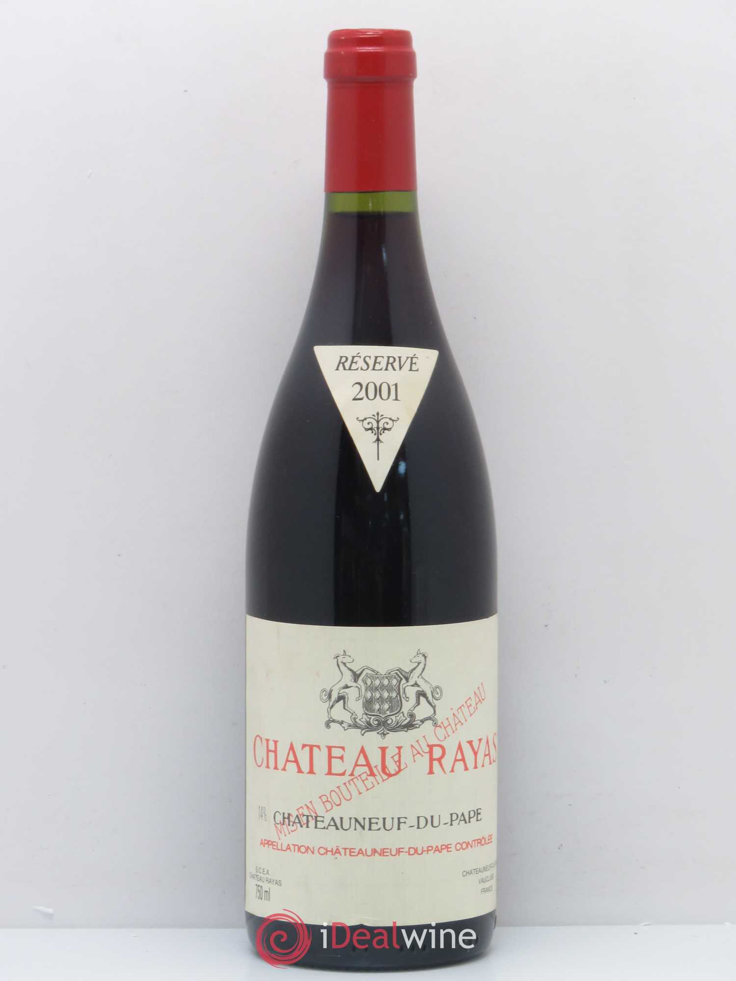 Châteauneuf-du-Pape Château Rayas Emmanuel Reynaud 2001 - Lot de 1 bouteille - 0