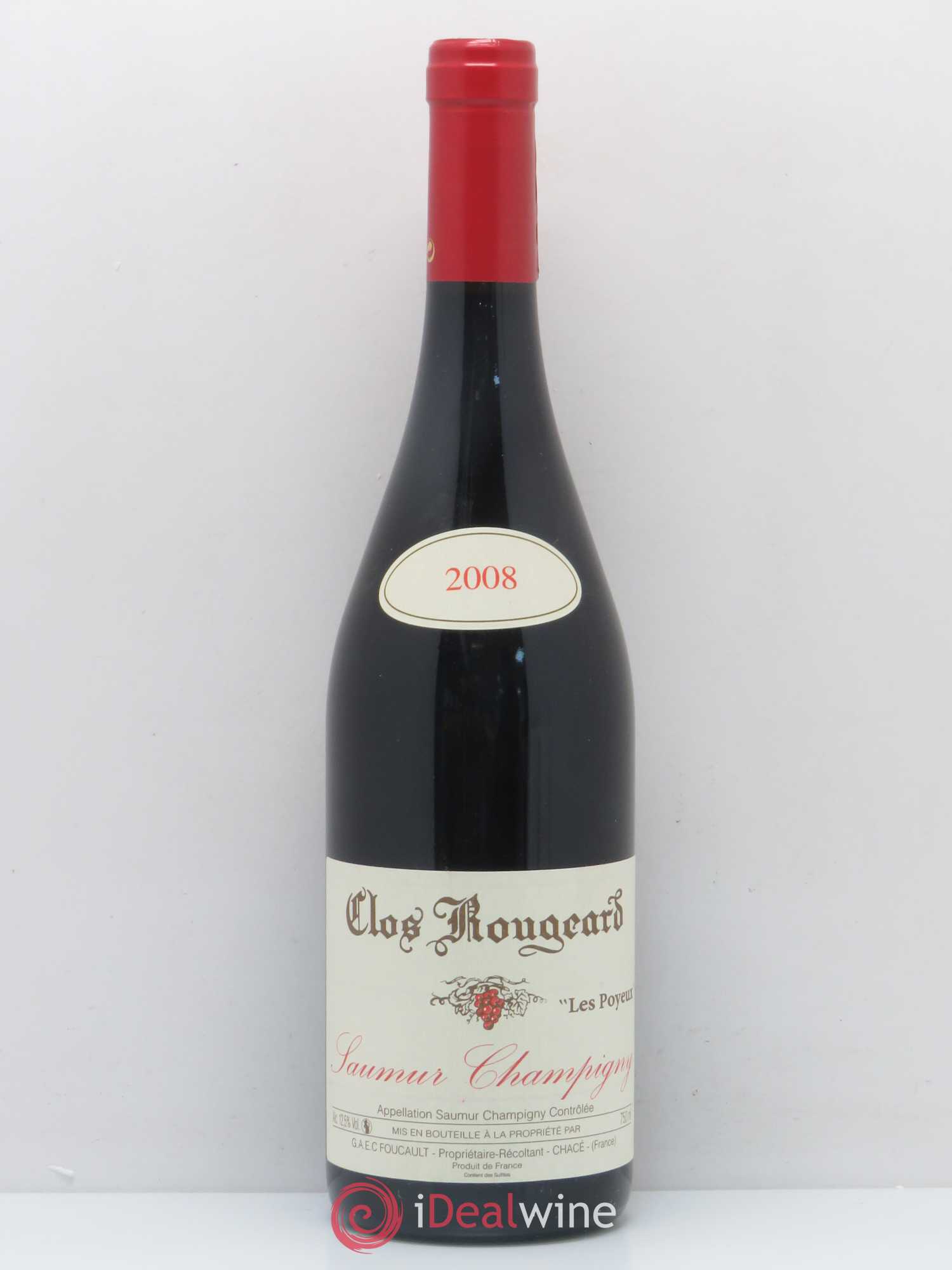 Saumur-Champigny Les Poyeux Clos Rougeard 2008 - Lot de 1 bouteille - 0