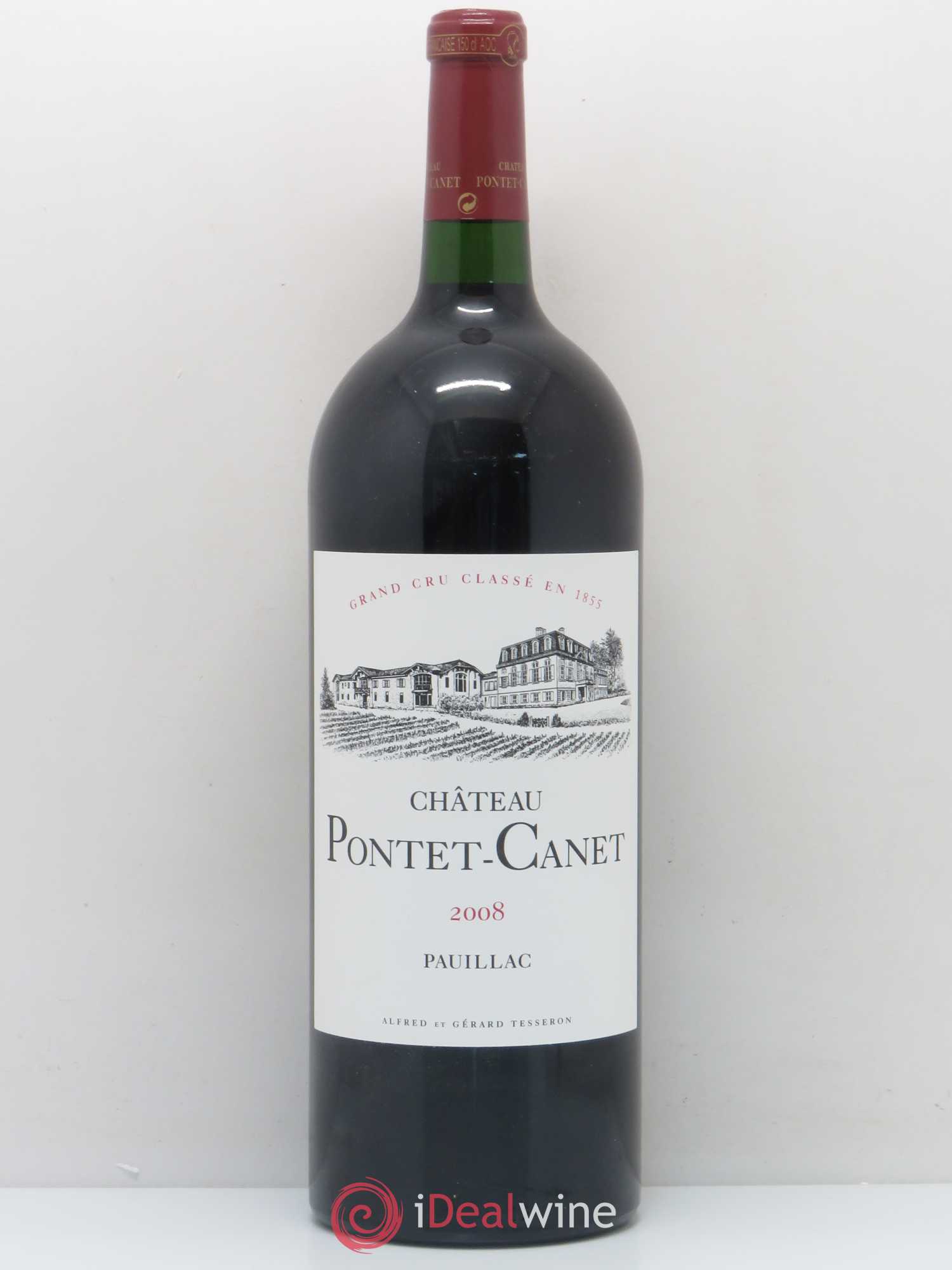 Château Pontet Canet 5ème Grand Cru Classé 2008 - Lot de 1 magnum - 0