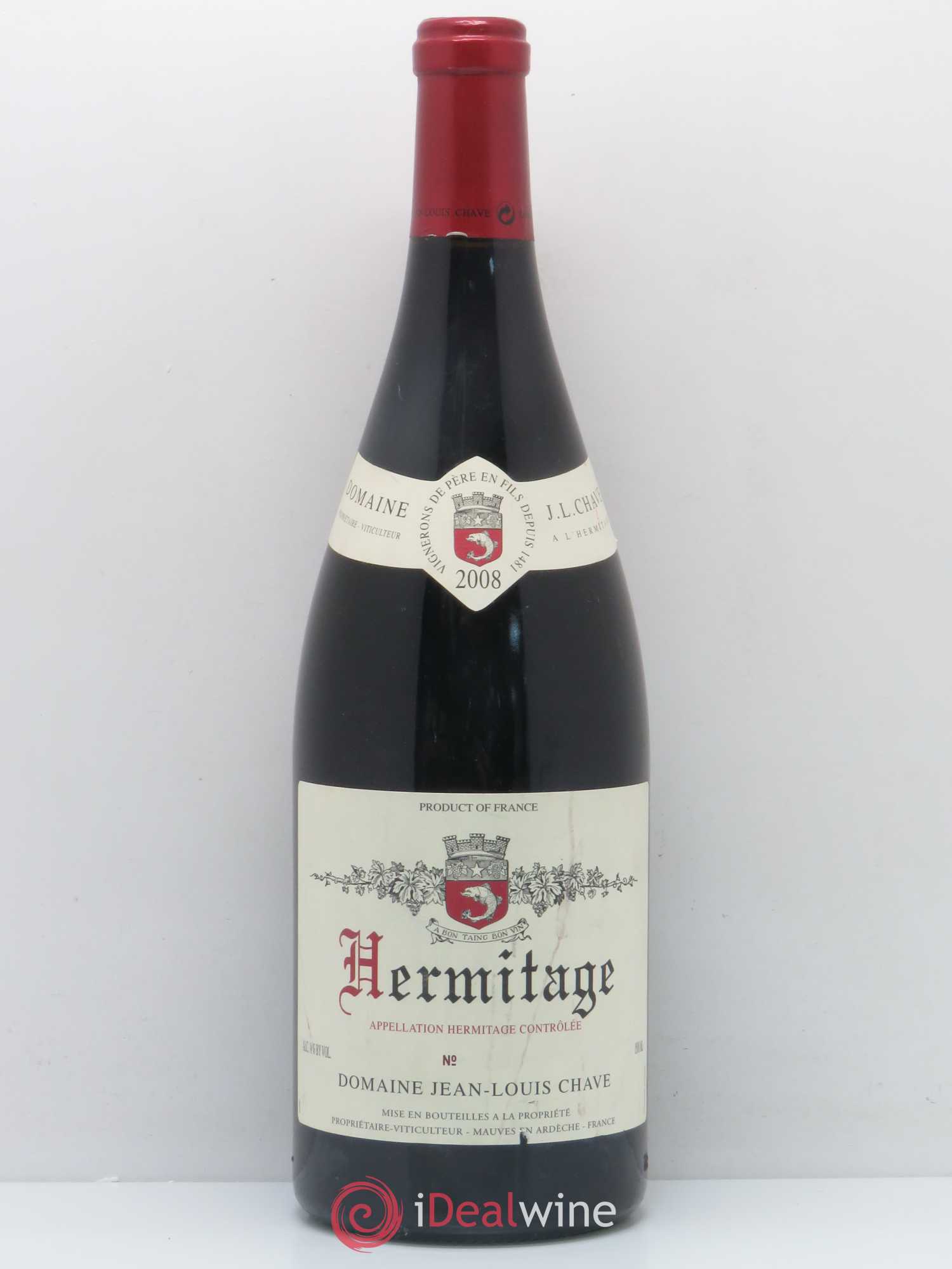 Hermitage Jean-Louis Chave 2008 - Lot de 1 magnum - 0