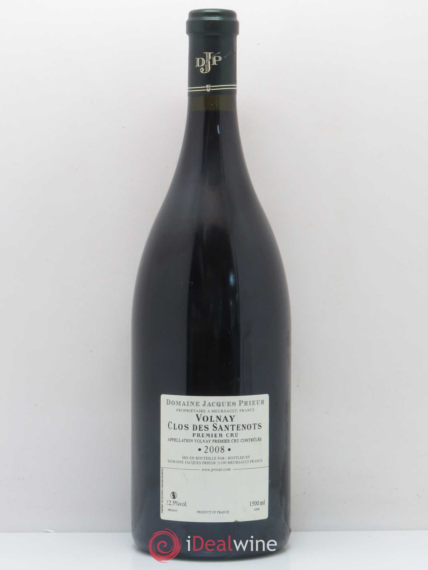 Volnay 1er Cru Clos des Santenots Jacques Prieur (Domaine) 2008 - Posten von 1 Magnum - 1