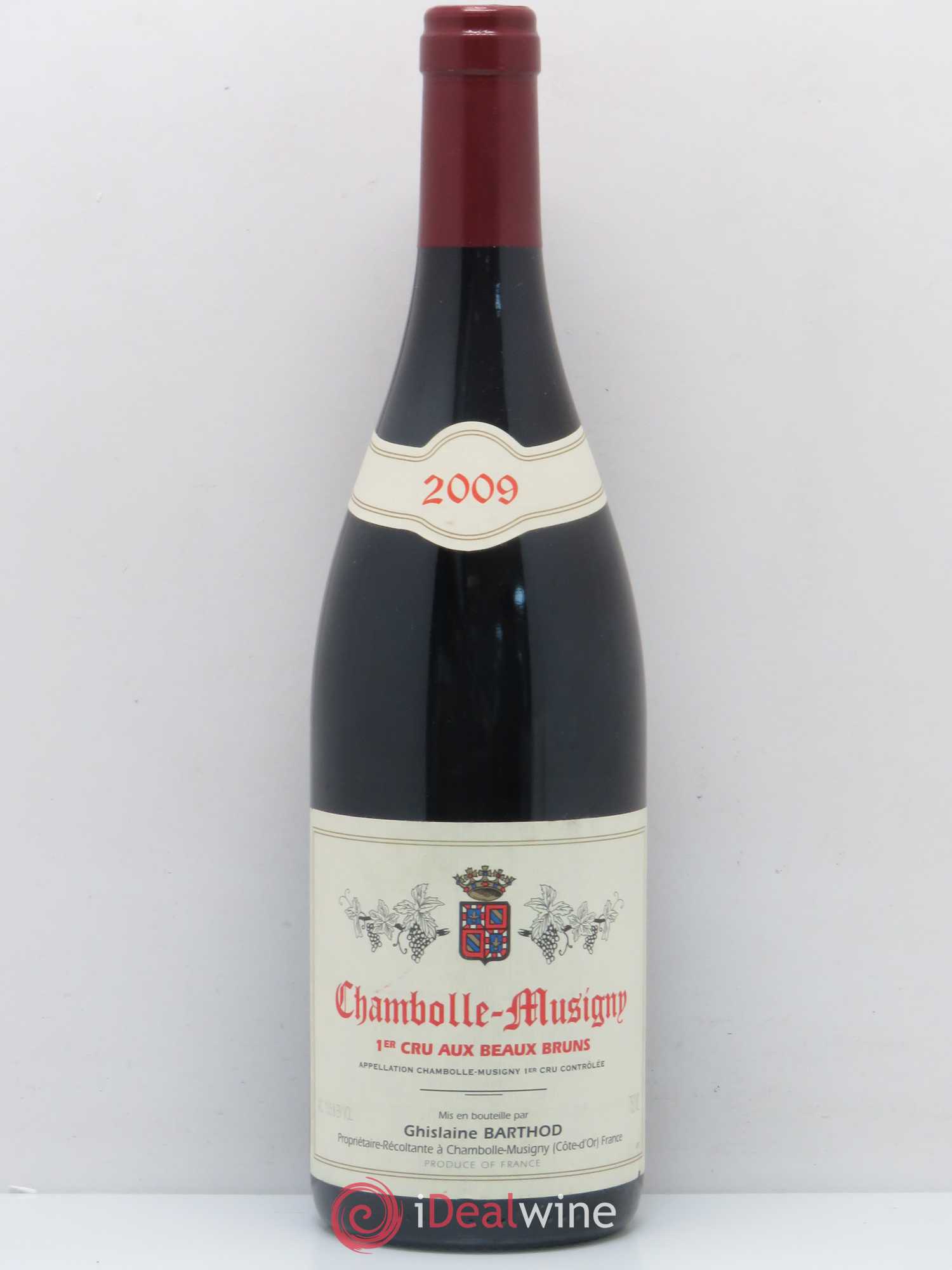 Chambolle-Musigny 1er Cru Aux Beaux Bruns Ghislaine Barthod 2009 - Lot de 1 bouteille - 0