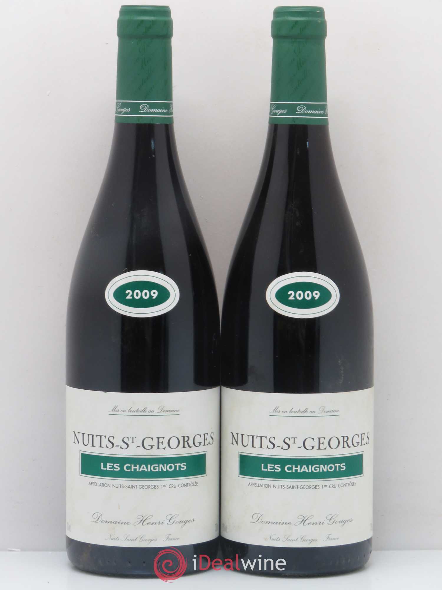 Nuits-Saint-Georges 1er Cru Les Chaignots Henri Gouges 2009 - Lot de 2 bouteilles - 0