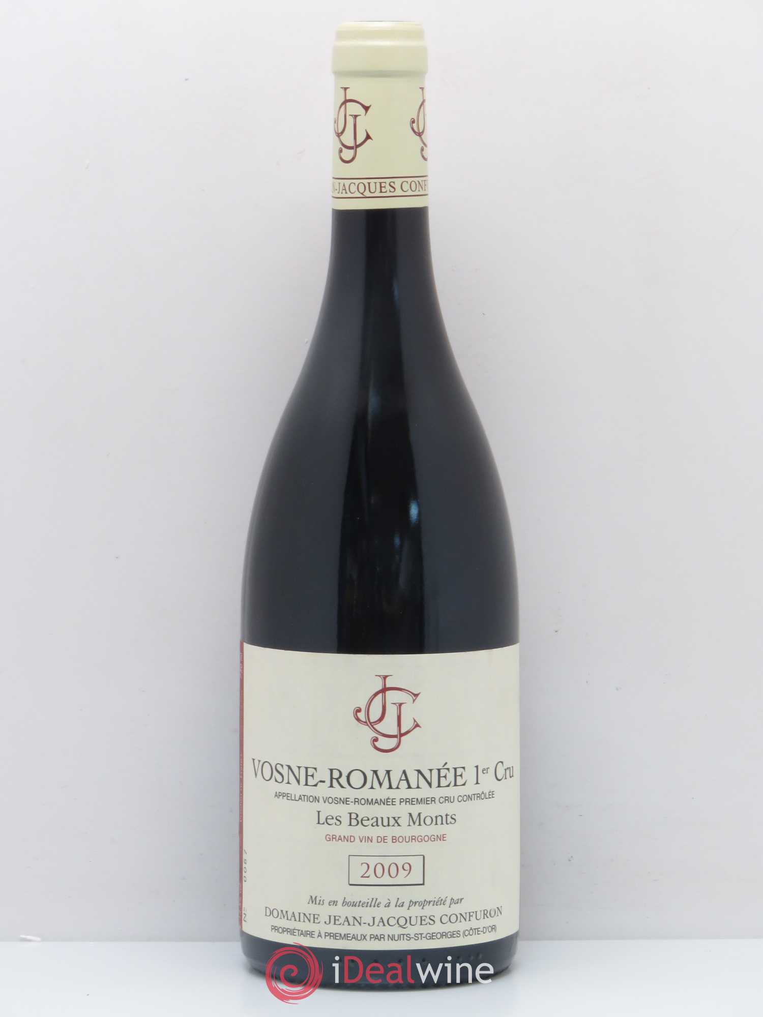 Vosne-Romanée 1er Cru Les Beaux Monts Jean-Jacques Confuron 2009 - Lot de 1 bouteille - 0