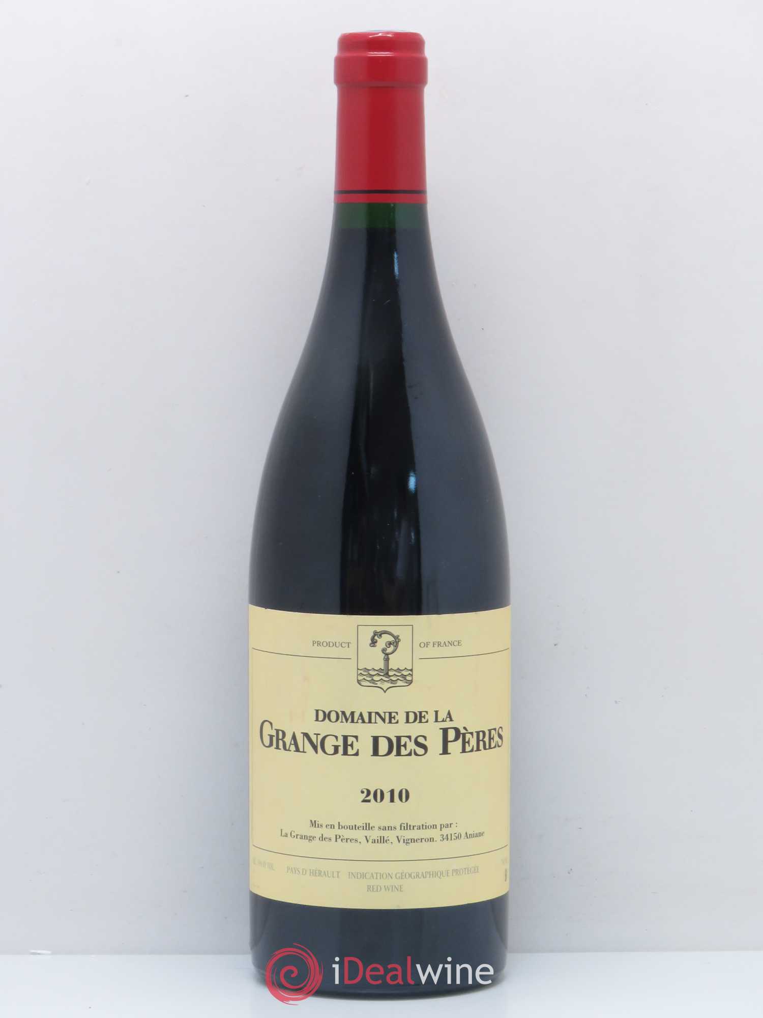 Pays d'Hérault Grange des Pères Laurent Vaillé 2010 - Lot de 1 bouteille - 0