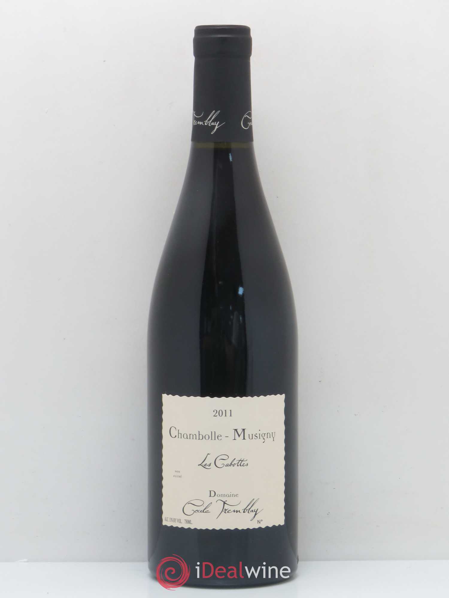 Chambolle-Musigny Les Cabottes Cécile Tremblay 2011 - Lot de 1 bouteille - 0