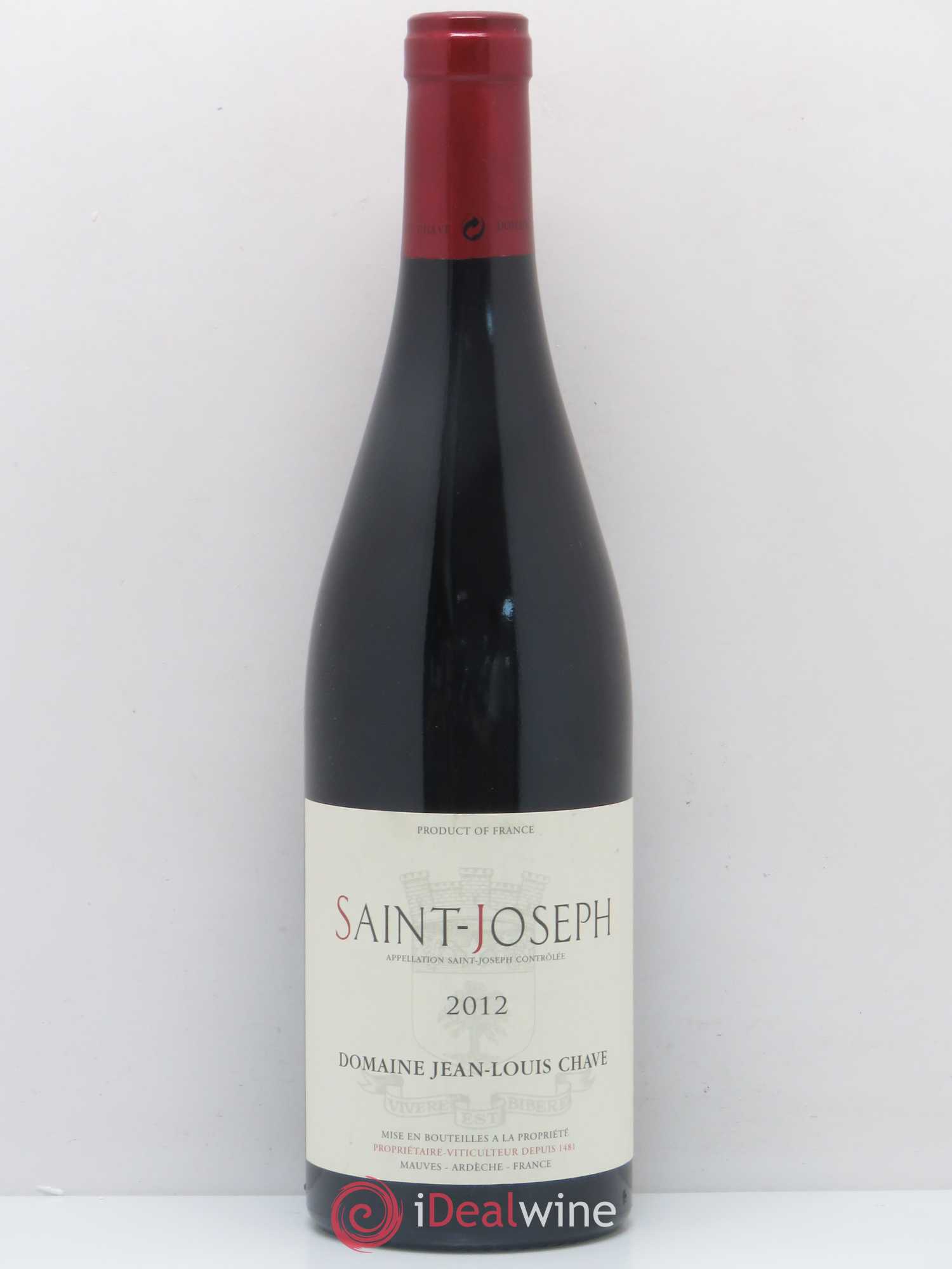 Saint-Joseph Jean-Louis Chave 2012 - Lot de 1 bouteille - 0